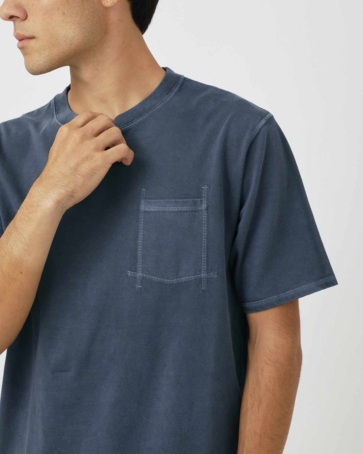 DWELLER S/S TEE COTTON JERSEY PIGMENT DYE