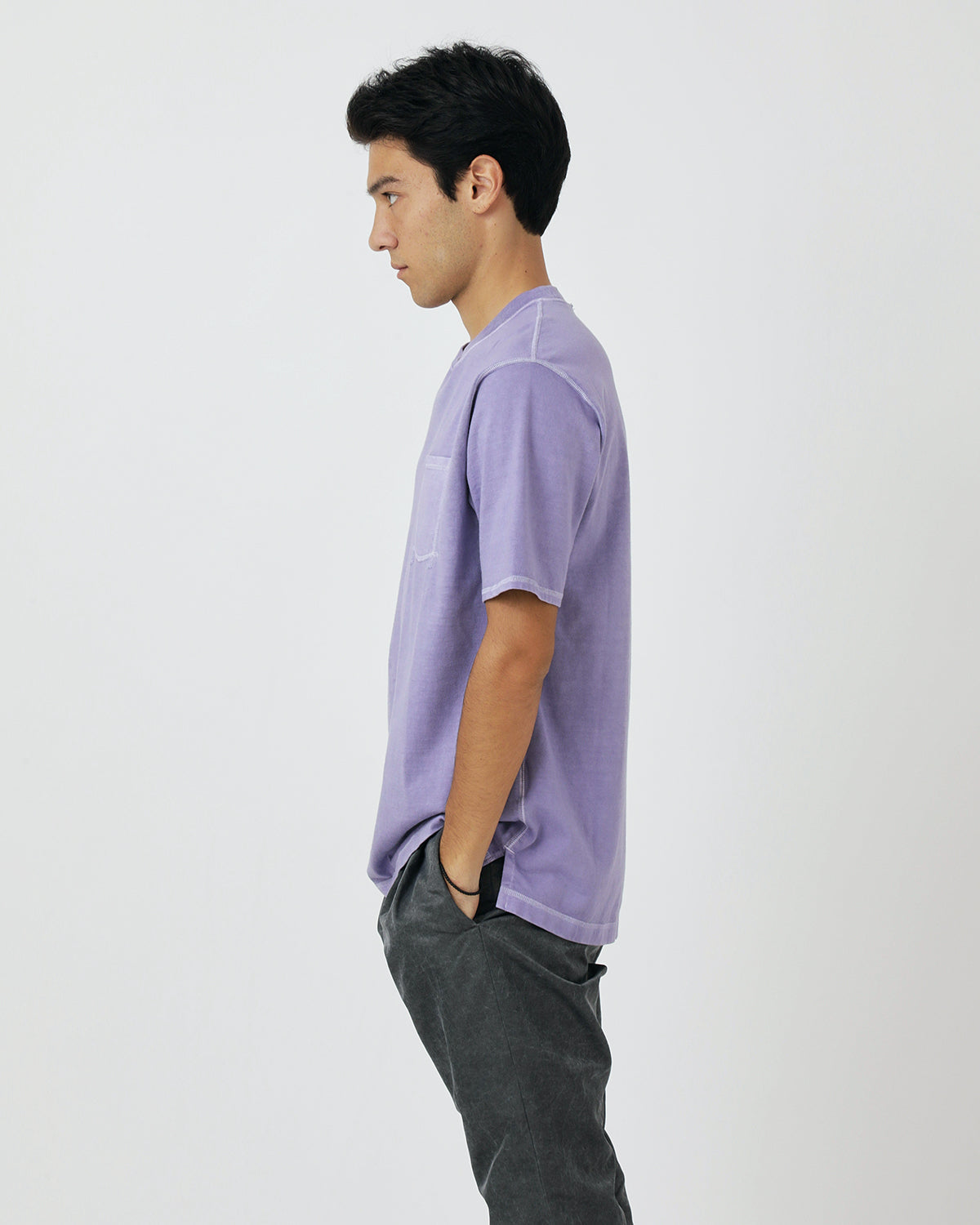 DWELLER S/S TEE COTTON JERSEY PIGMENT DYE
