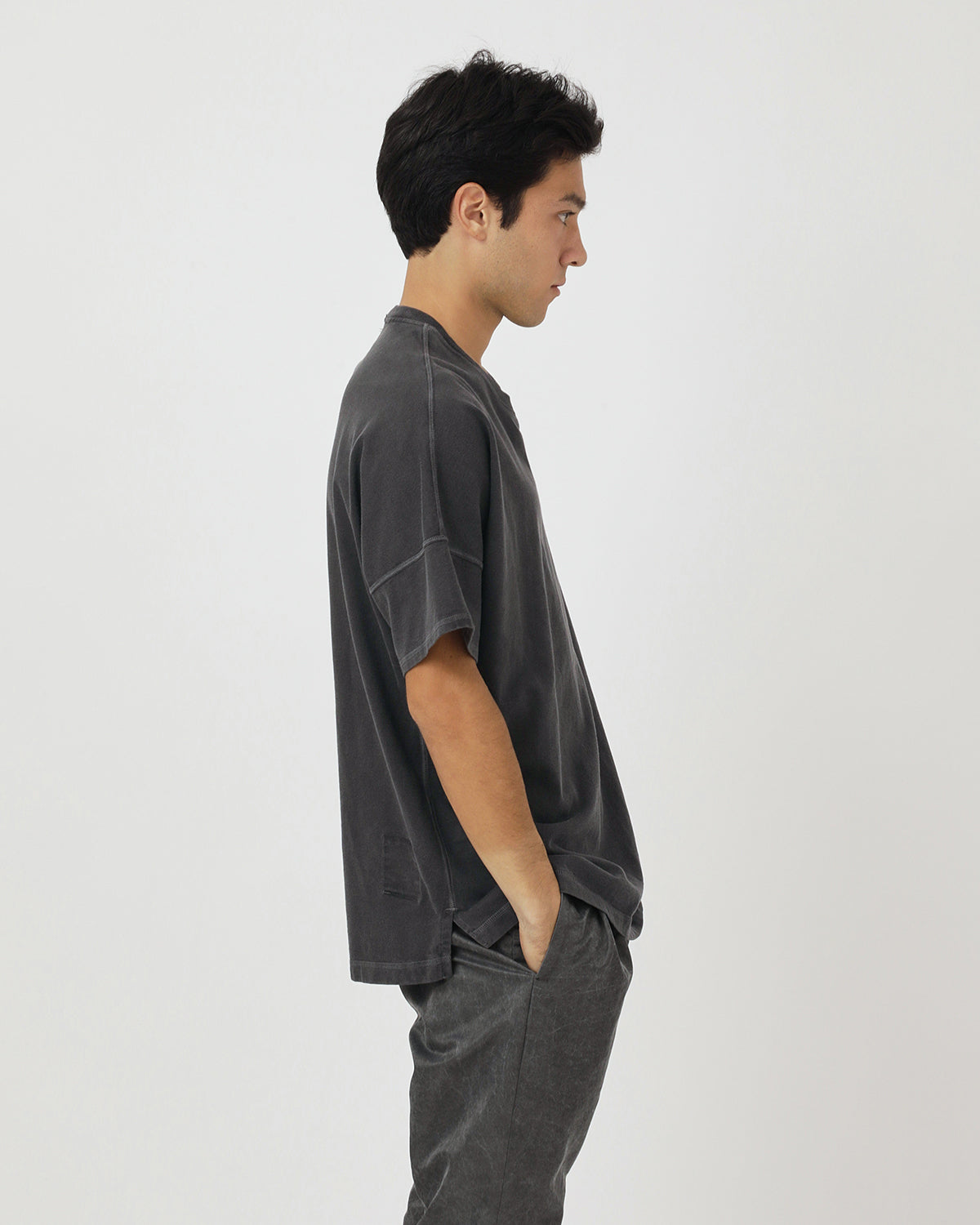 CLERK S/S TEE COTTON JERSEY PIGMENT DYE