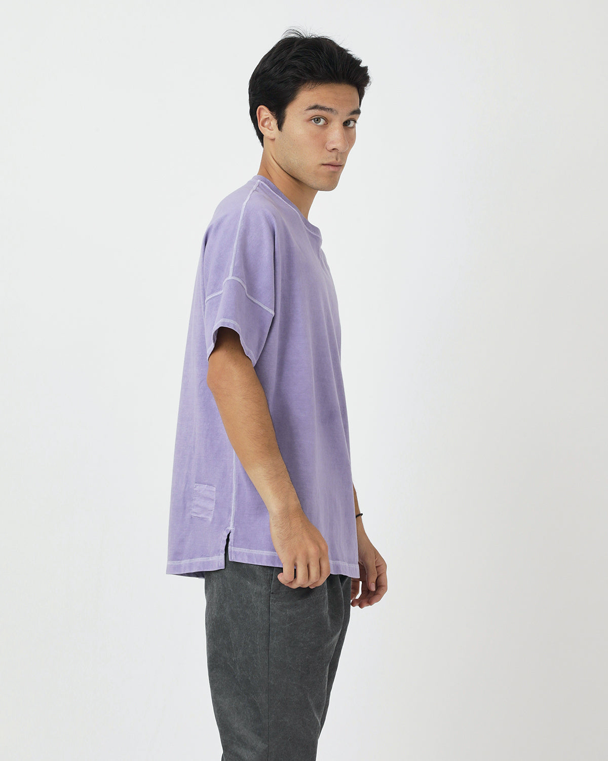 CLERK S/S TEE COTTON JERSEY PIGMENT DYE