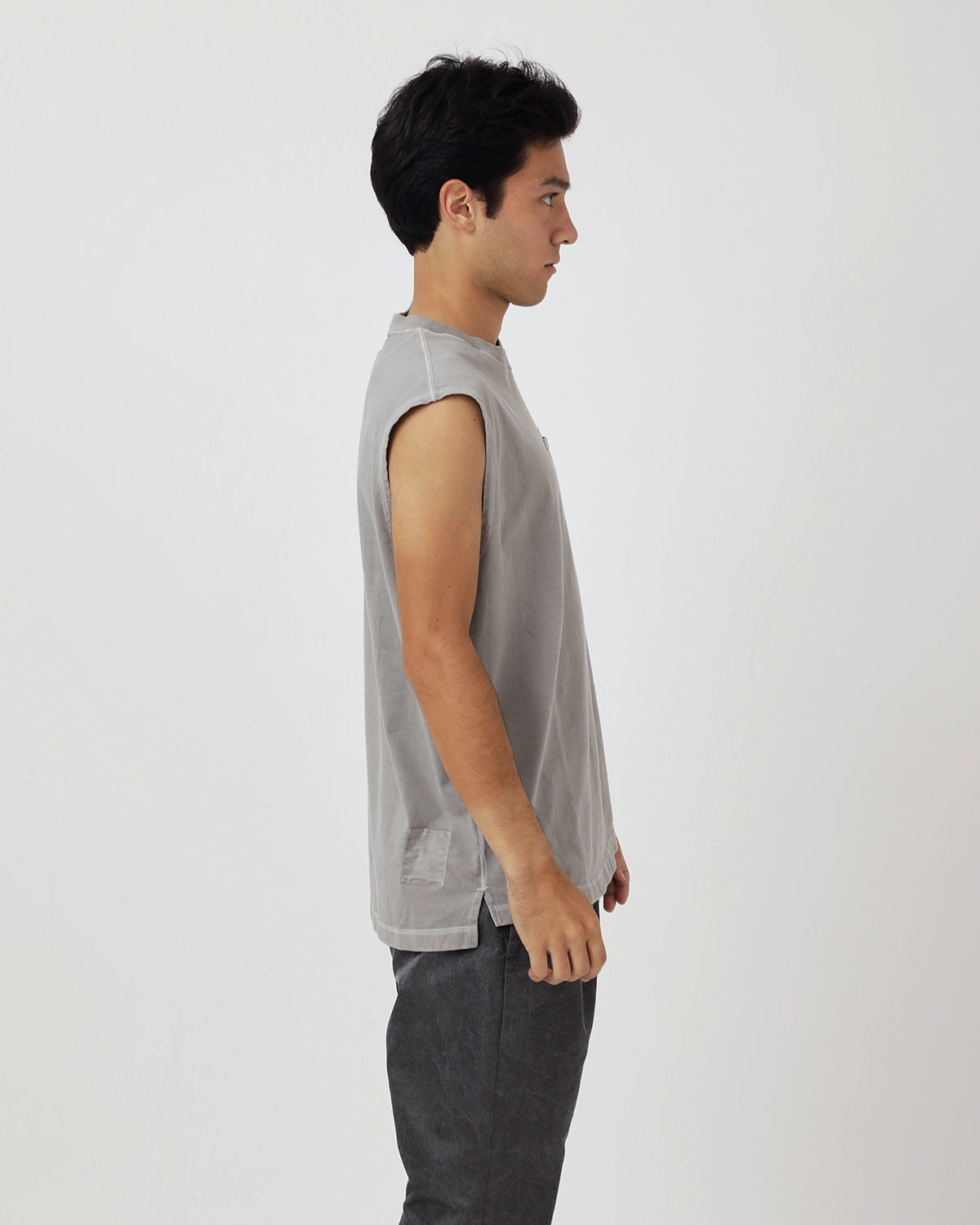 DWELLER N/S TEE COTTON JERSEY PIGMENT DYE