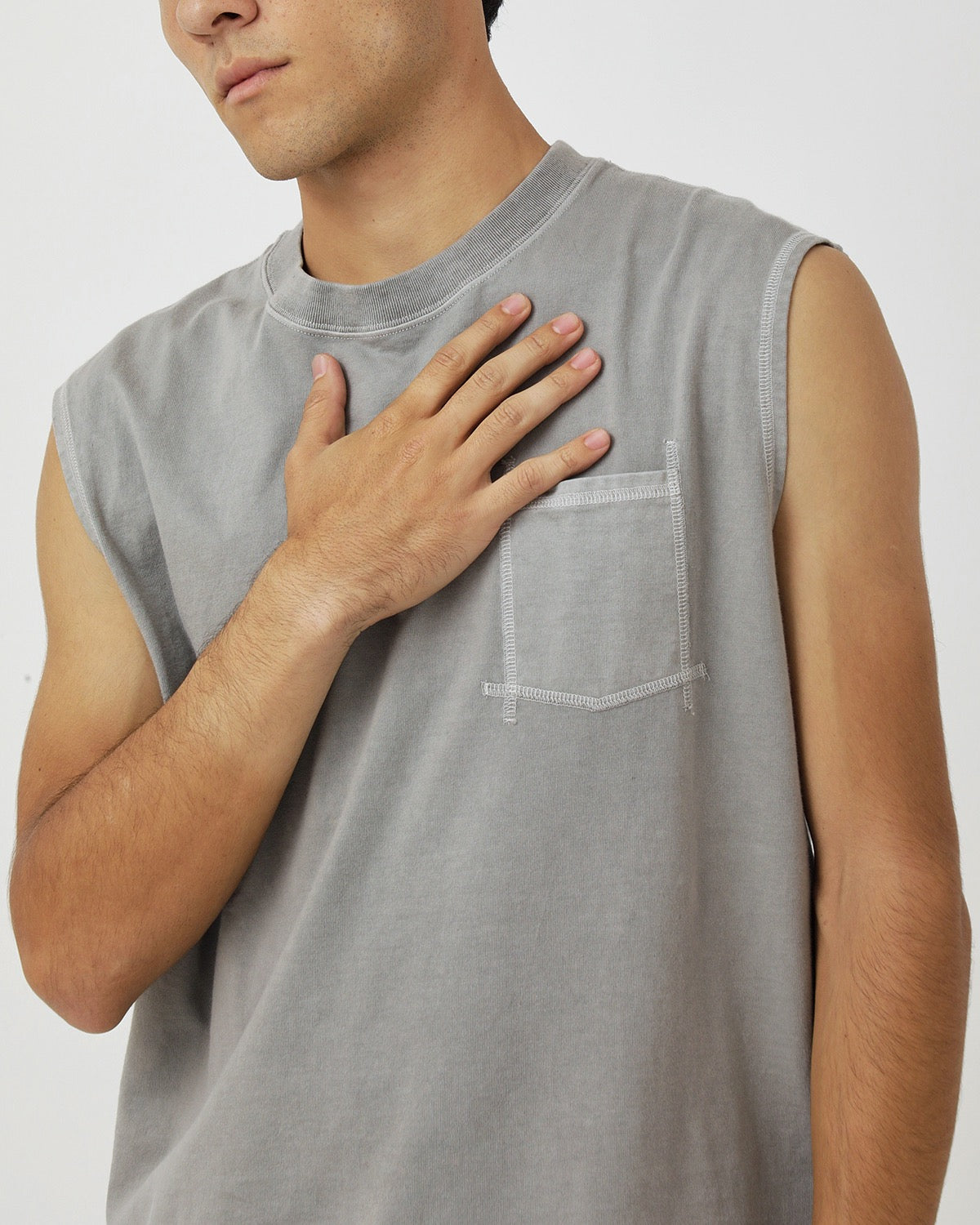 DWELLER N/S TEE COTTON JERSEY PIGMENT DYE