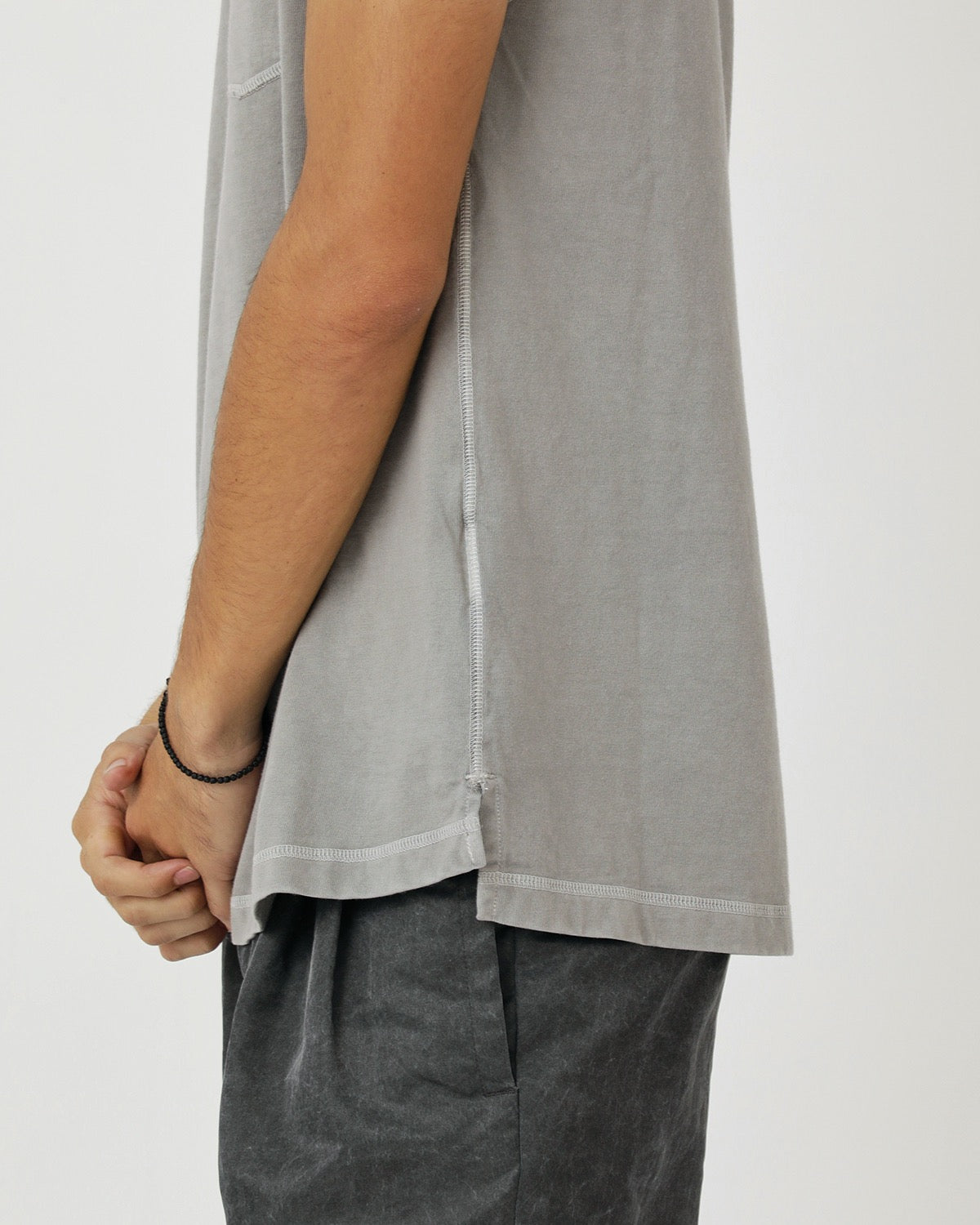 DWELLER N/S TEE COTTON JERSEY PIGMENT DYE