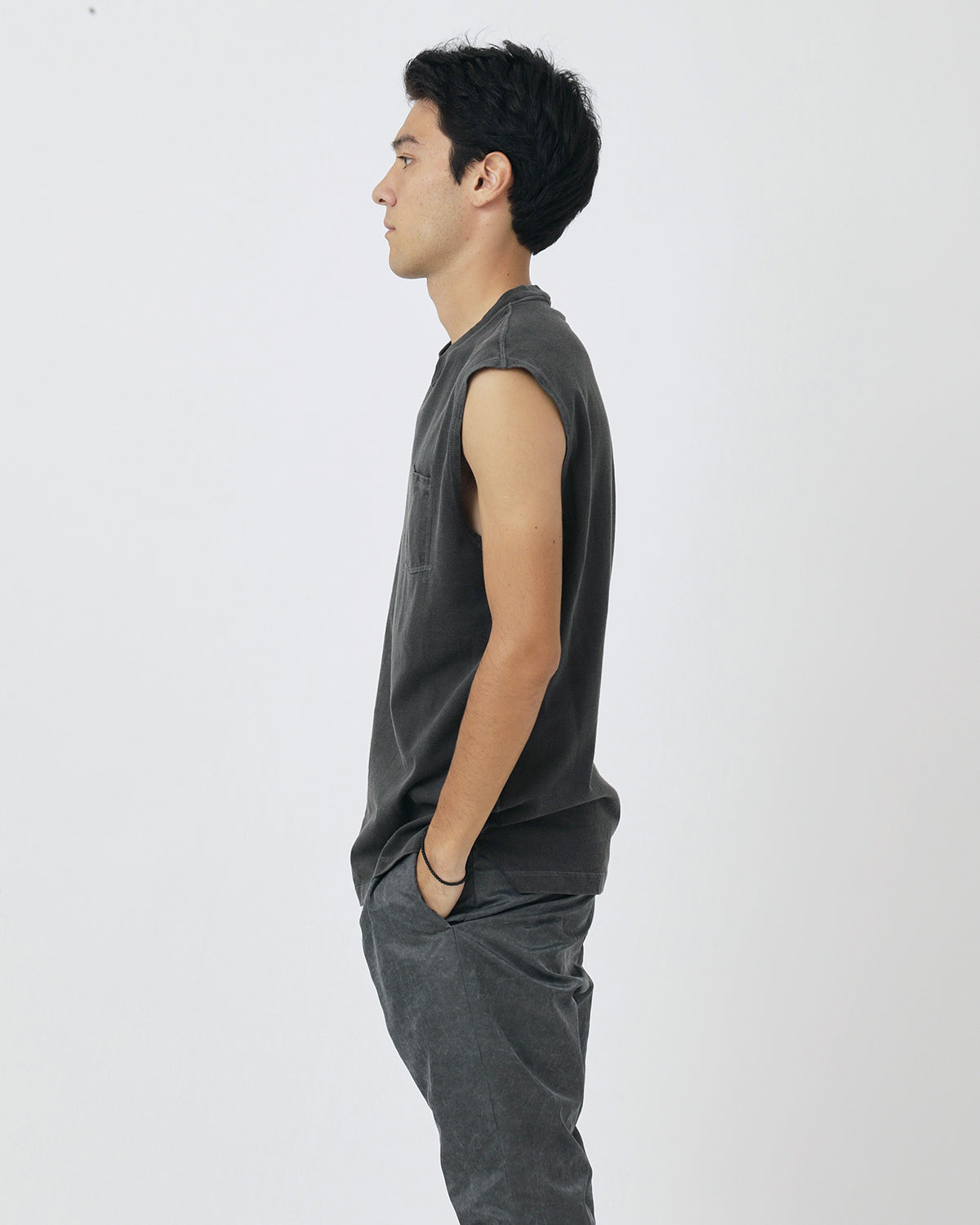 DWELLER N/S TEE COTTON JERSEY PIGMENT DYE