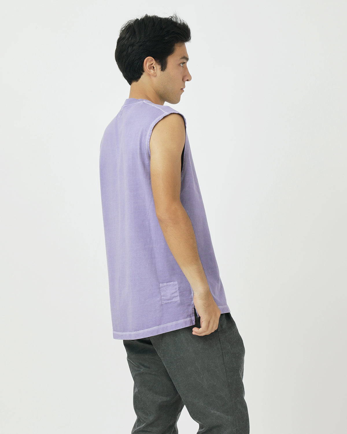 DWELLER N/S TEE COTTON JERSEY PIGMENT DYE