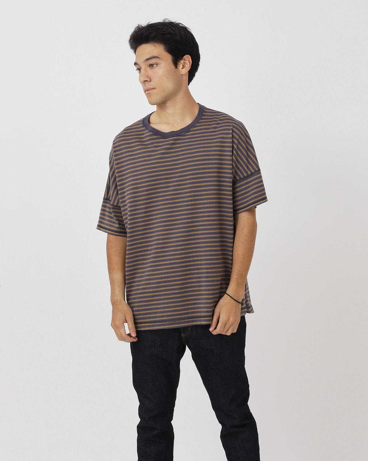 CLERK S/S TEE COTTON JERSEY BORDER