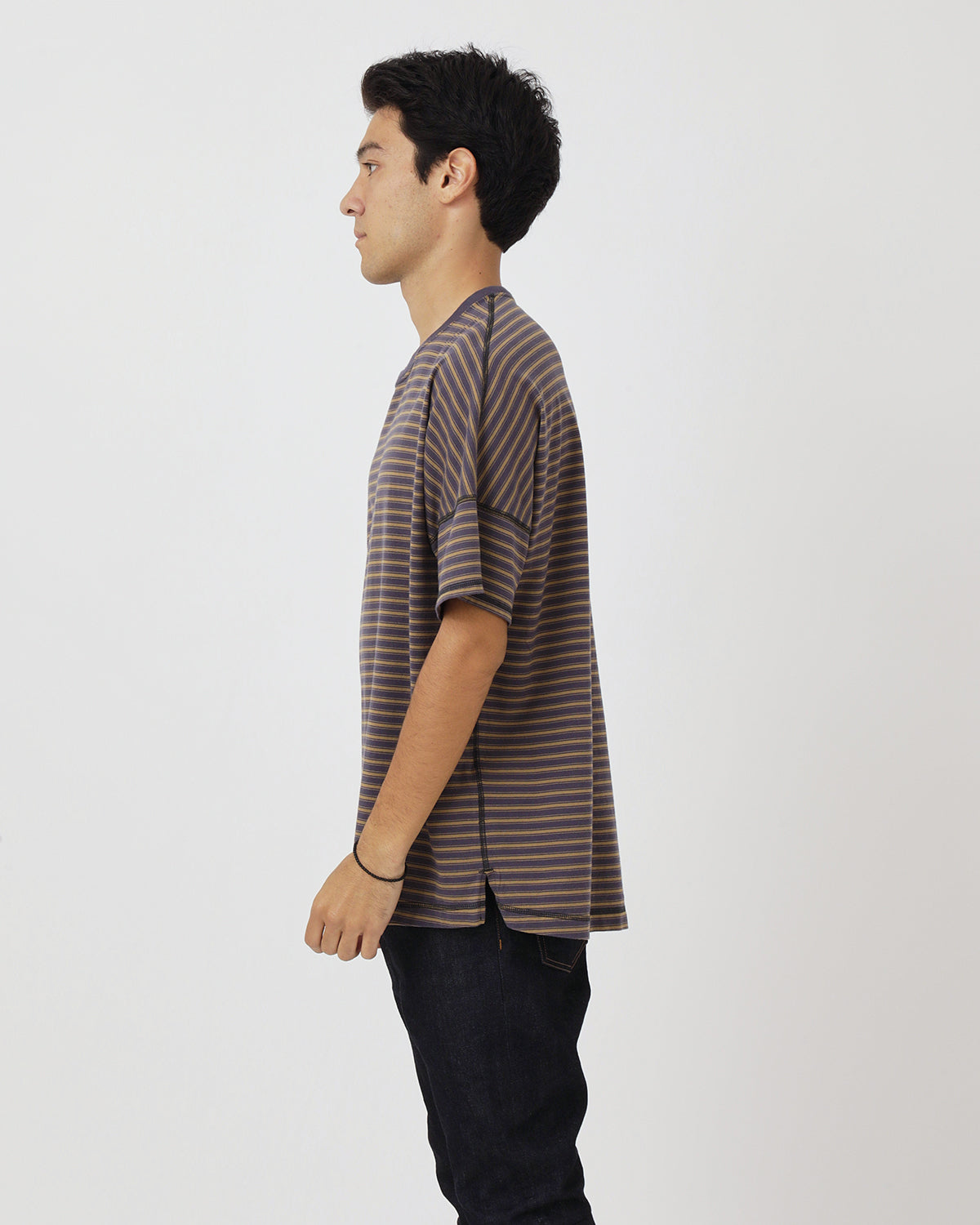 CLERK S/S TEE COTTON JERSEY BORDER