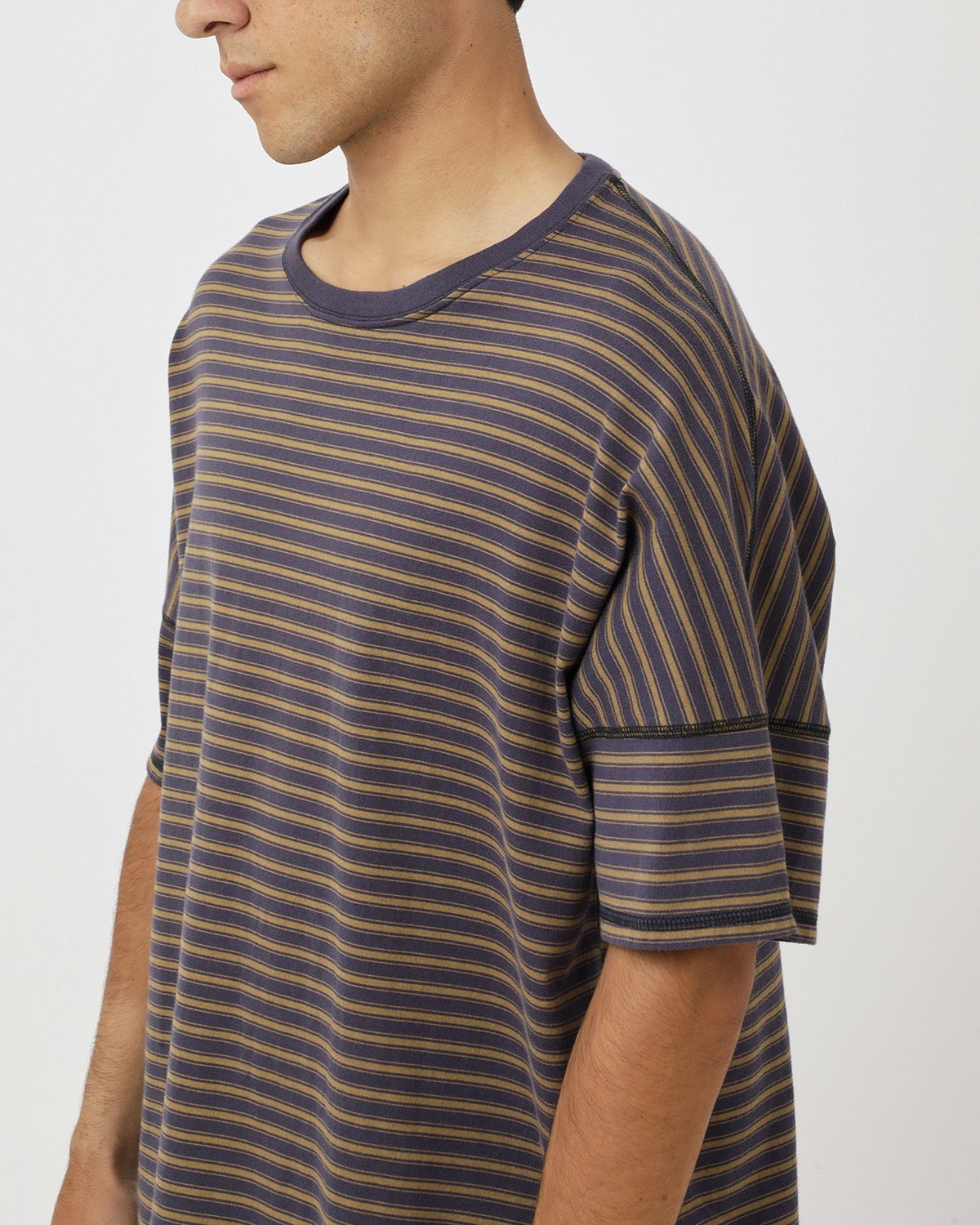 CLERK S/S TEE COTTON JERSEY BORDER