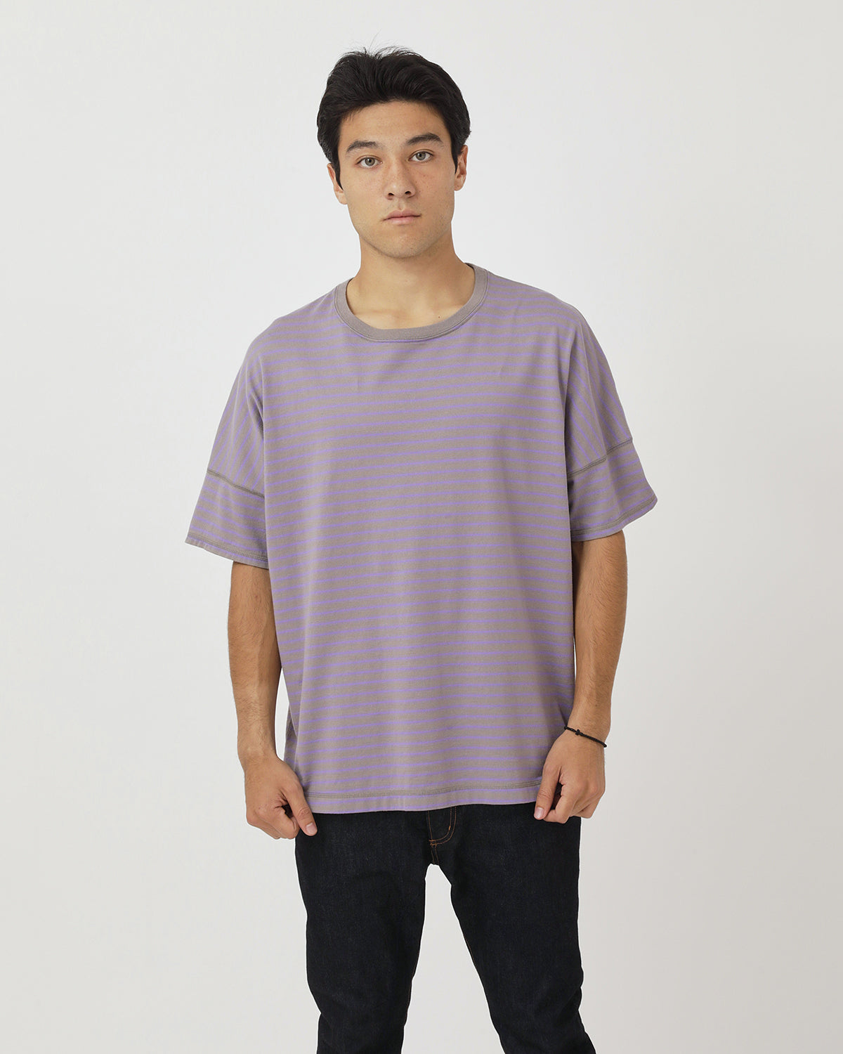 CLERK S/S TEE COTTON JERSEY BORDER