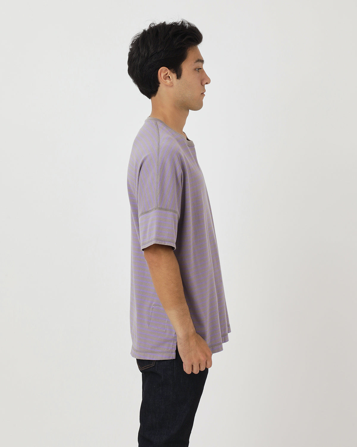 CLERK S/S TEE COTTON JERSEY BORDER