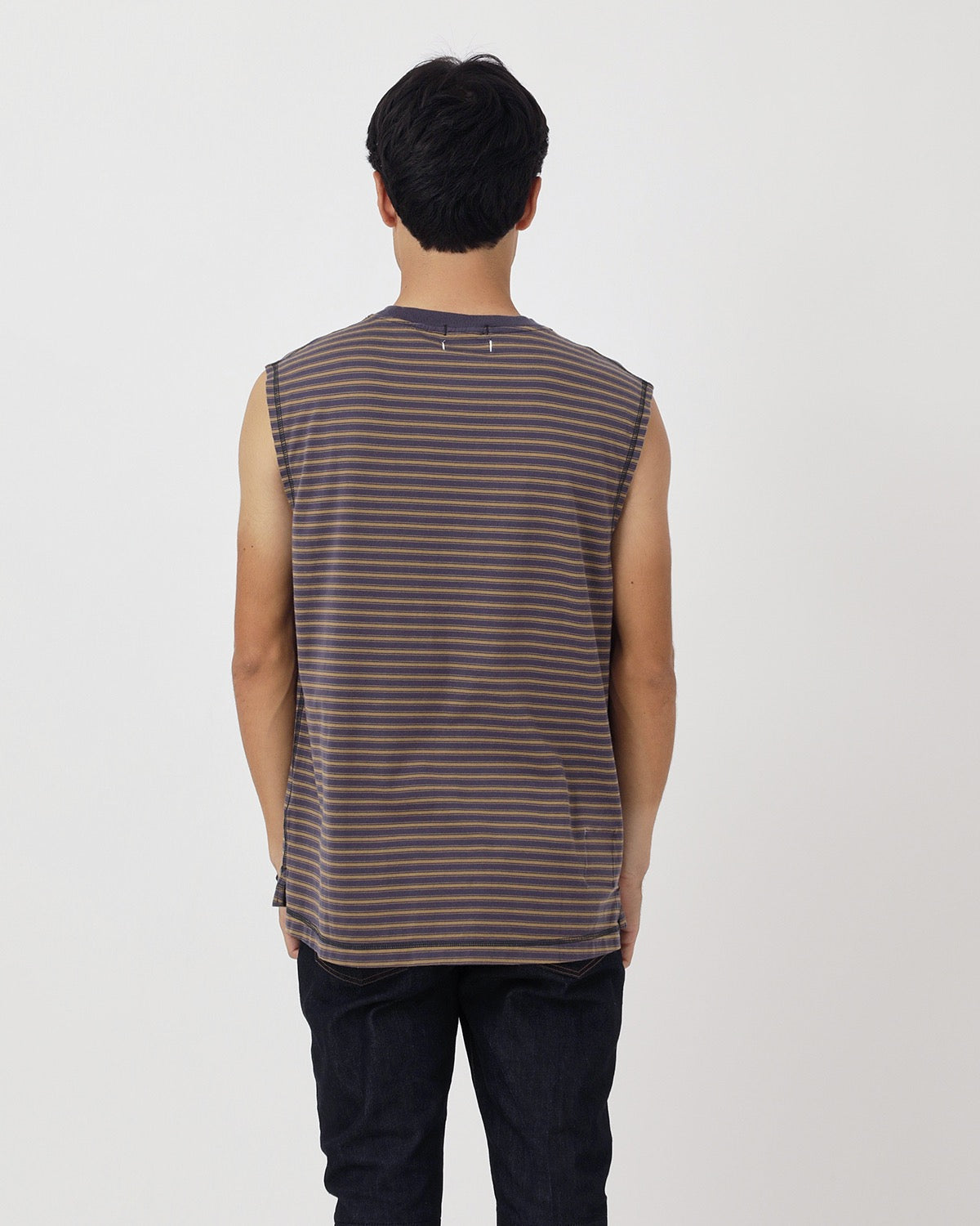 DWELLER N/S TEE COTTON JERSEY BORDER
