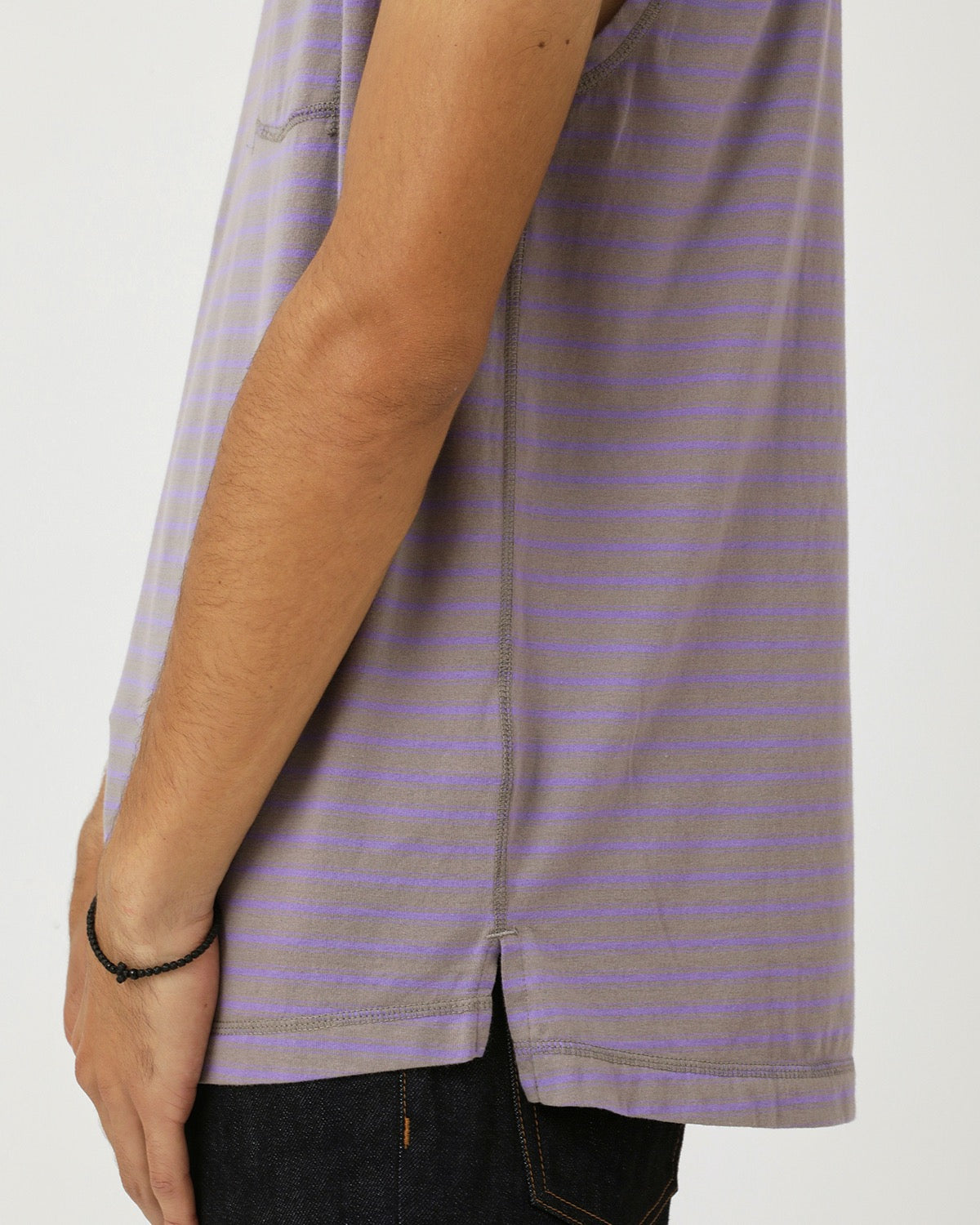 DWELLER N/S TEE COTTON JERSEY BORDER