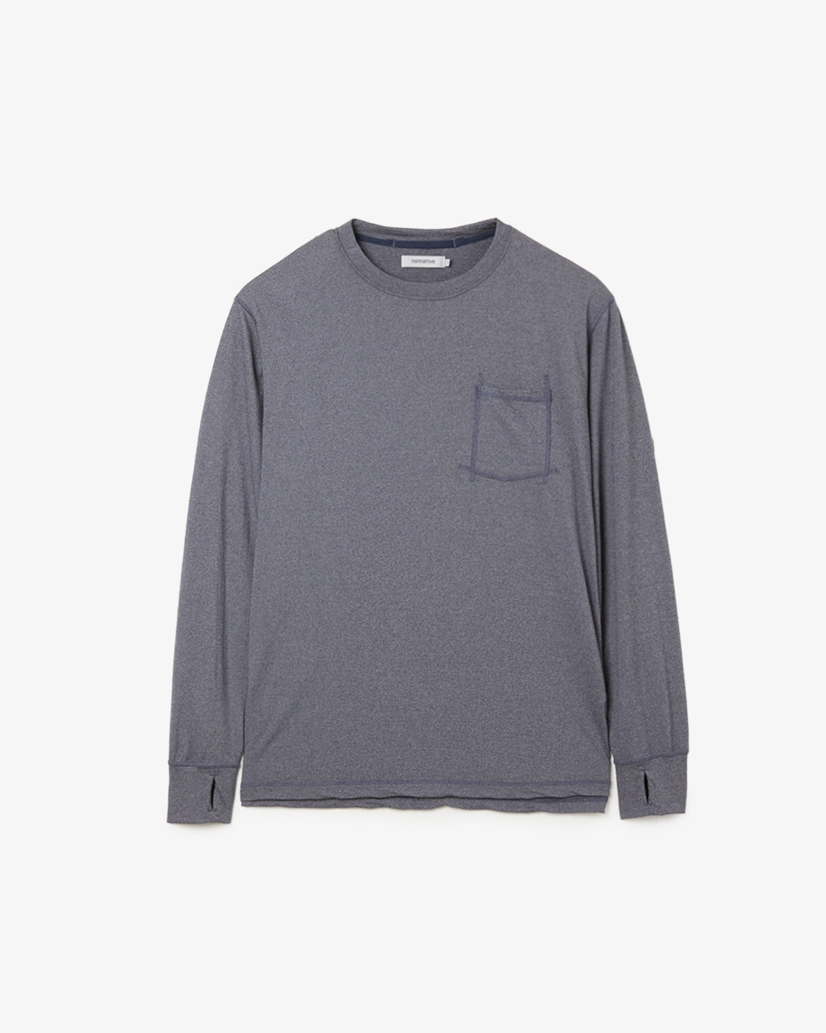 DWELLER L/S TEE MERINO WOOL OVERDYED