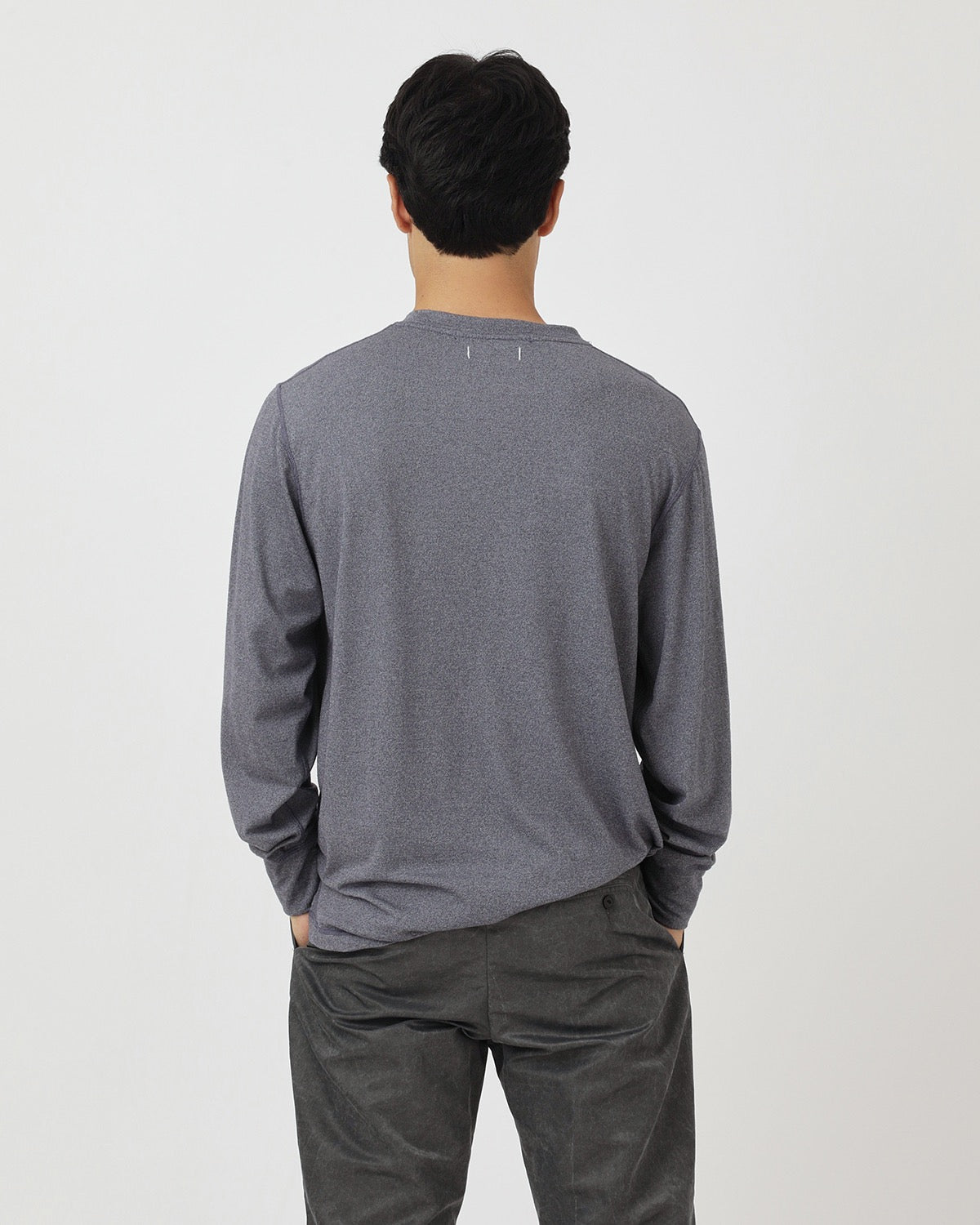 DWELLER L/S TEE MERINO WOOL OVERDYED
