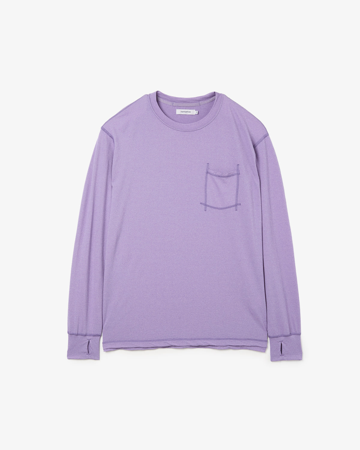 DWELLER L/S TEE MERINO WOOL OVERDYED