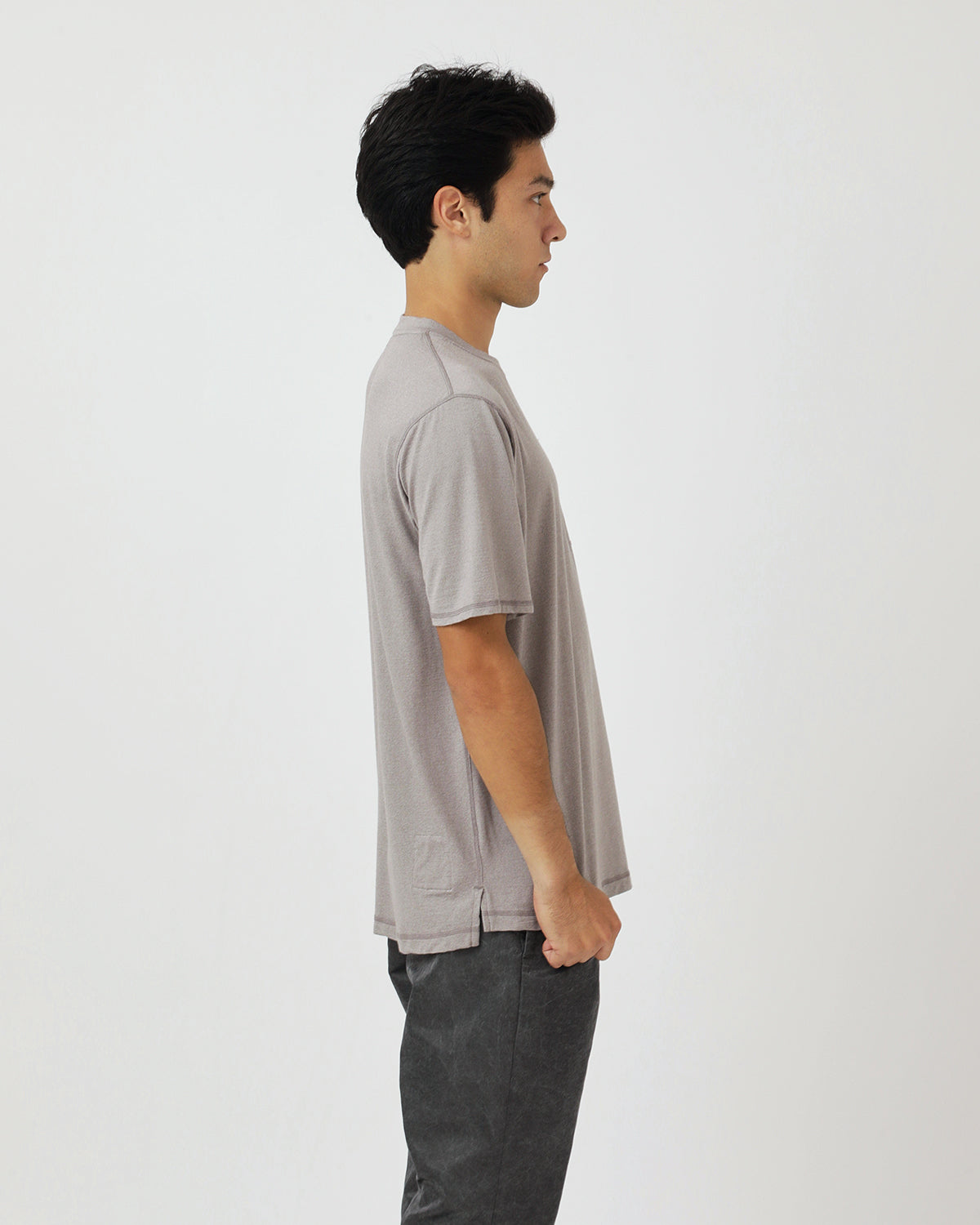 DWELLER S/S TEE MERINO WOOL OVERDYED