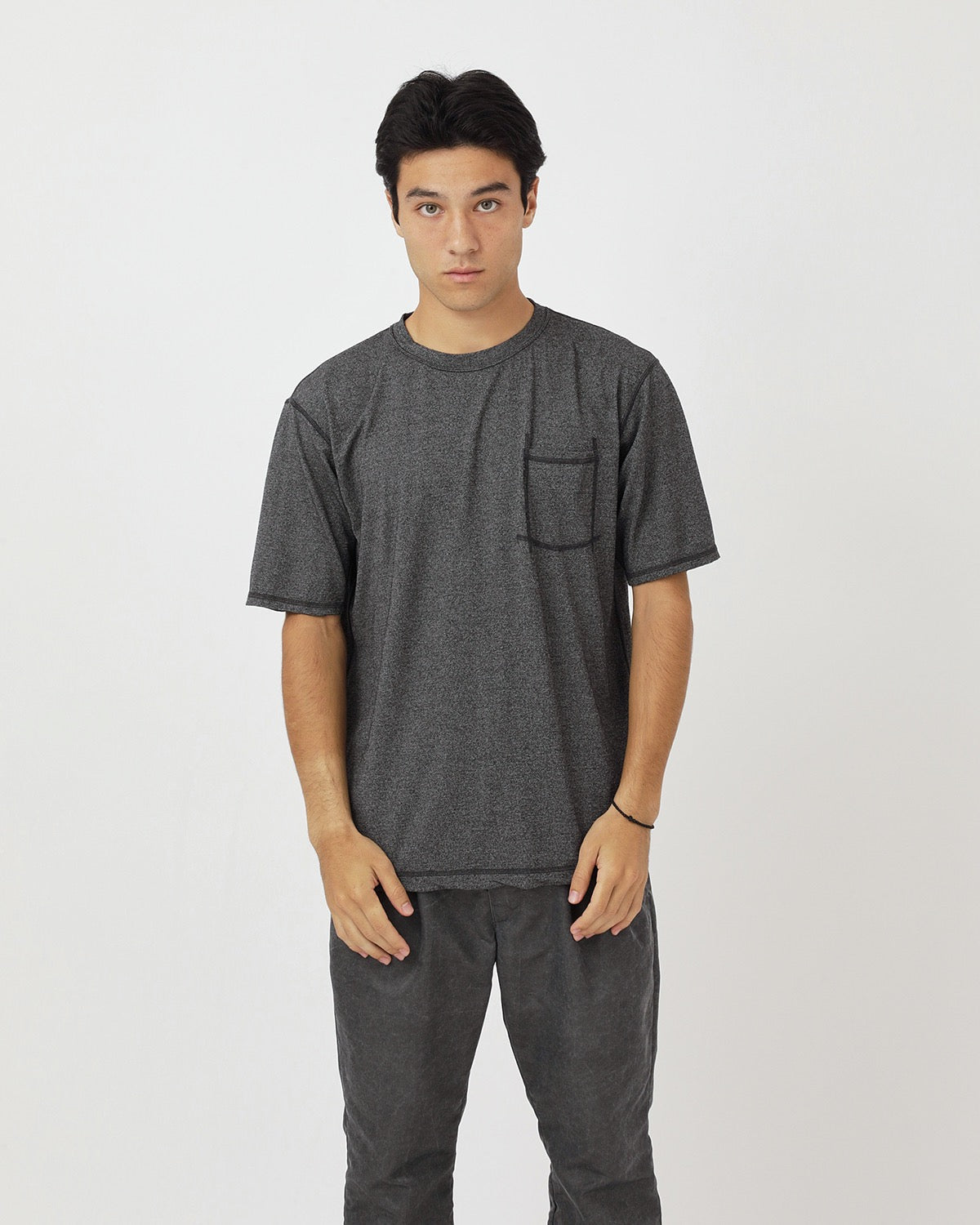 DWELLER S/S TEE MERINO WOOL OVERDYED