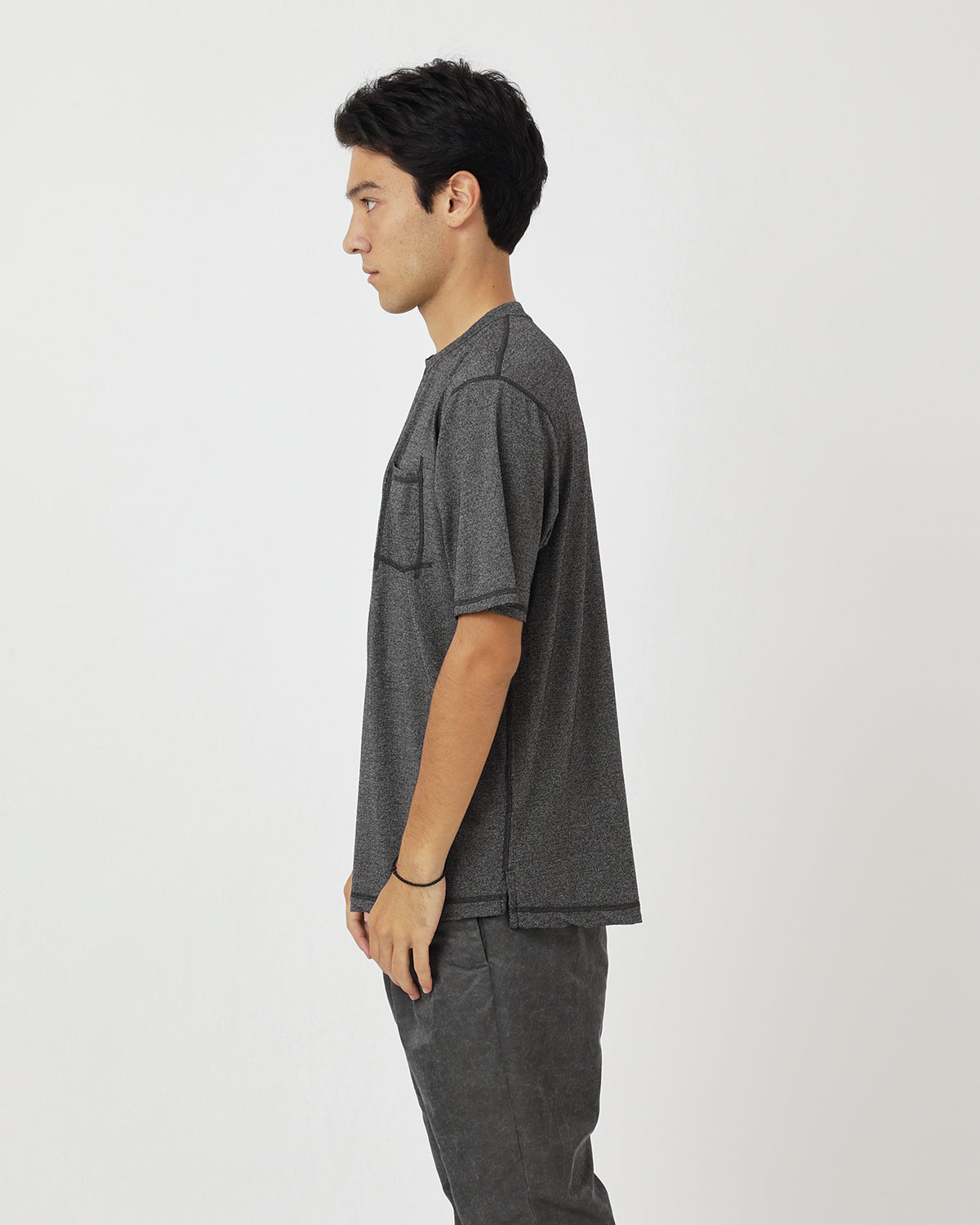 DWELLER S/S TEE MERINO WOOL OVERDYED