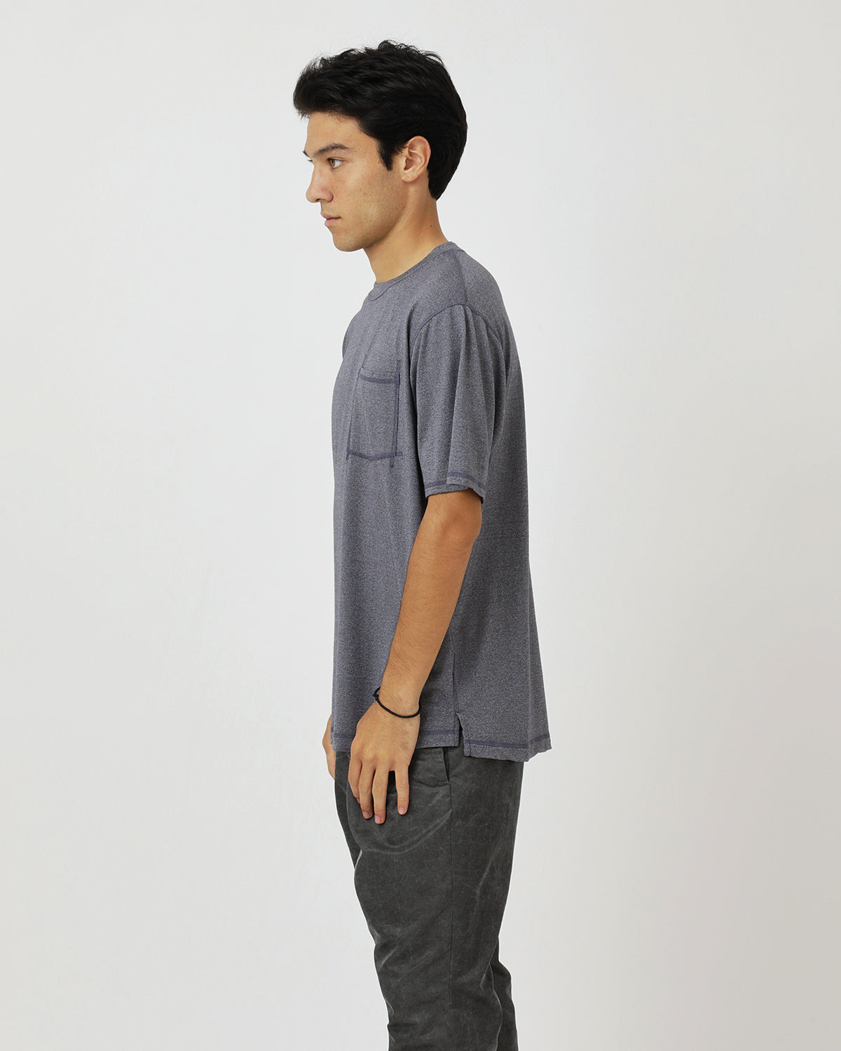 DWELLER S/S TEE MERINO WOOL OVERDYED