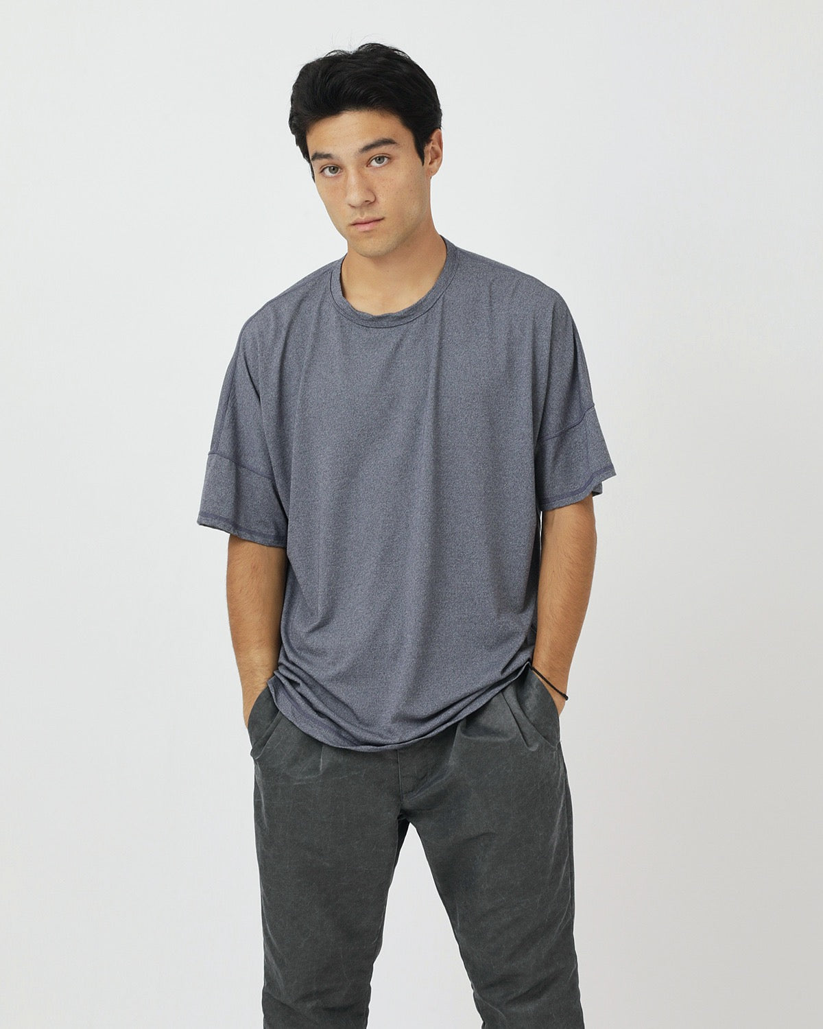 CLERK S/S TEE MERINO WOOL OVERDYED