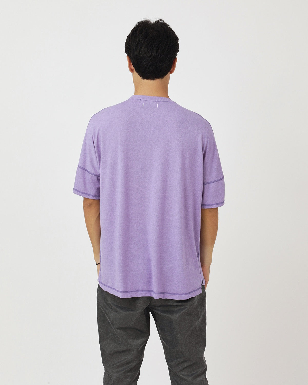 CLERK S/S TEE MERINO WOOL OVERDYED