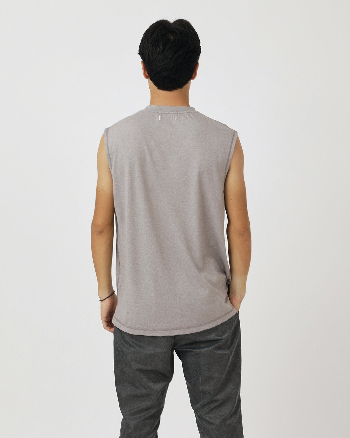 DWELLER N/S TEE MERINO WOOL OVERDYED
