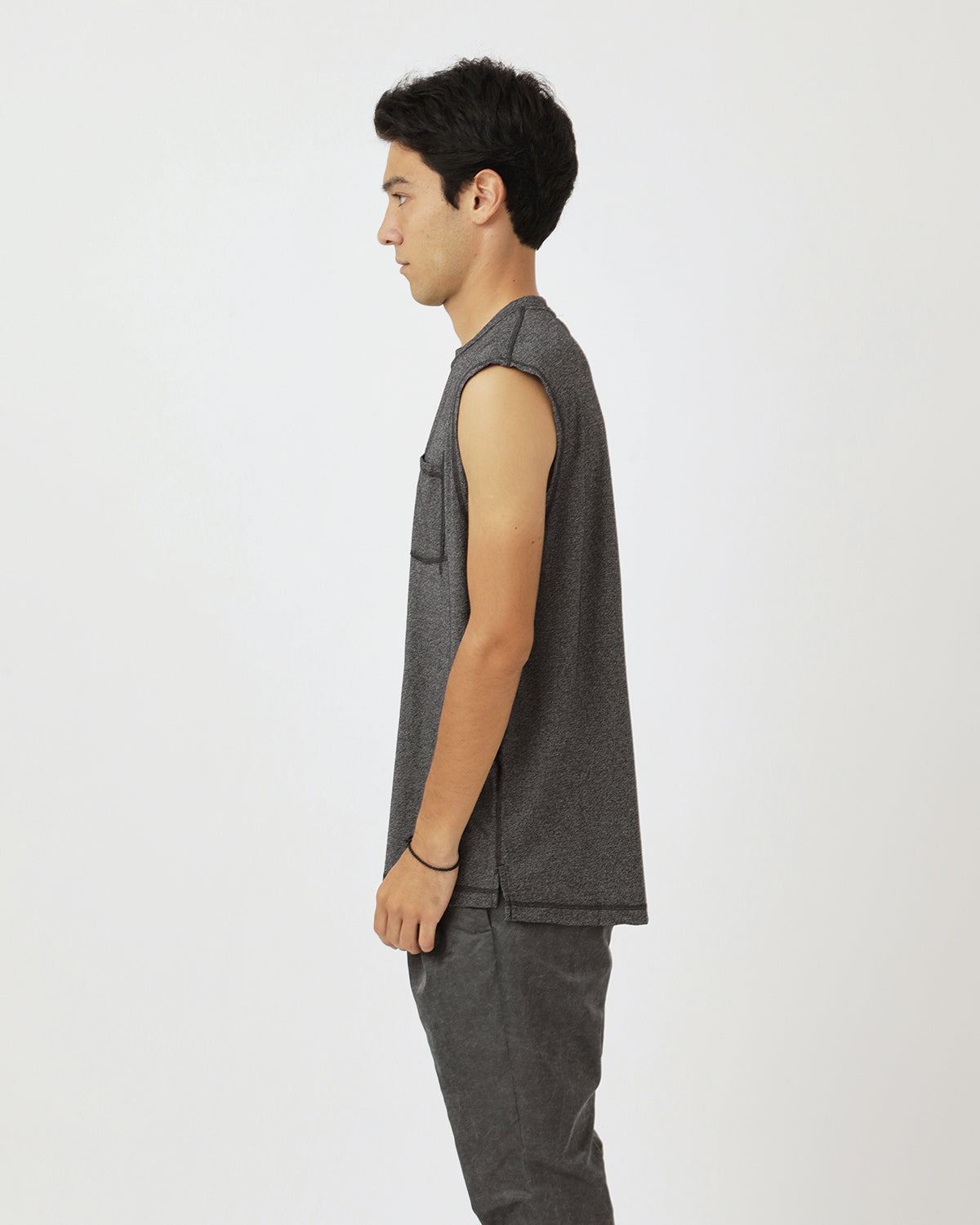 DWELLER N/S TEE MERINO WOOL OVERDYED