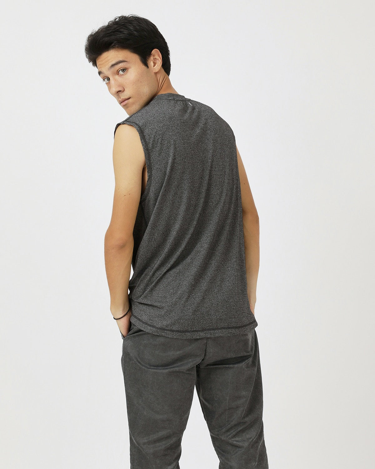 DWELLER N/S TEE MERINO WOOL OVERDYED