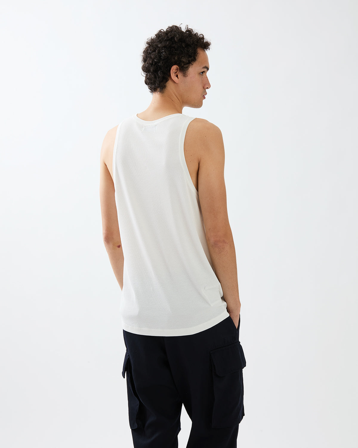 COACH TANK TOP COTTON CUPRO RIB