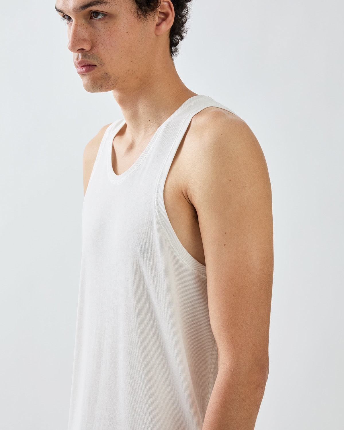 COACH TANK TOP COTTON CUPRO RIB