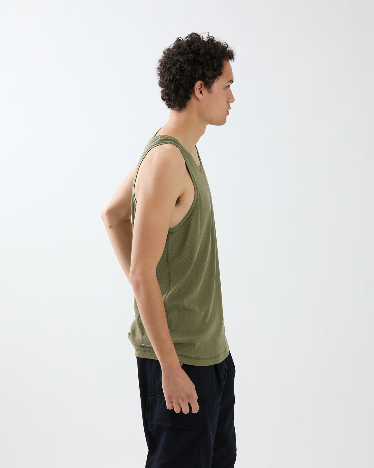 COACH TANK TOP COTTON CUPRO RIB