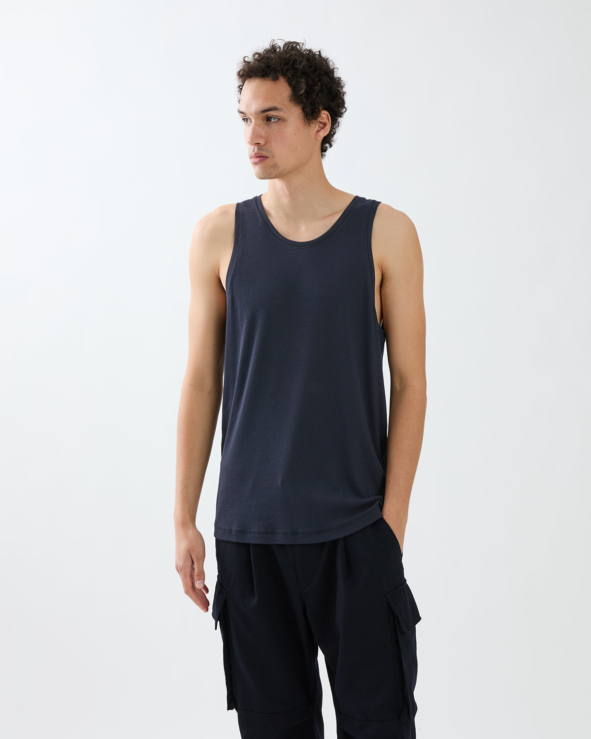 COACH TANK TOP COTTON CUPRO RIB