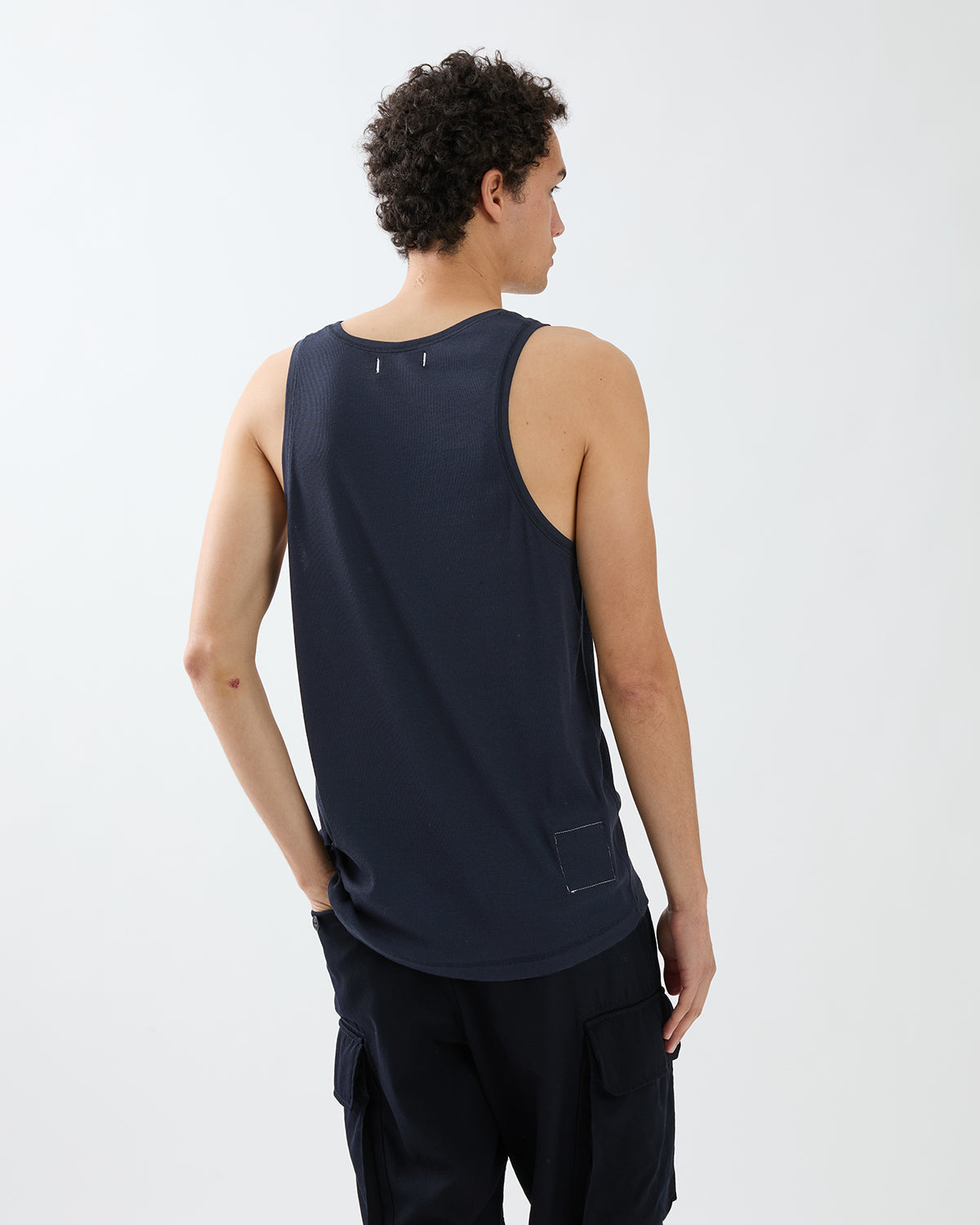 COACH TANK TOP COTTON CUPRO RIB