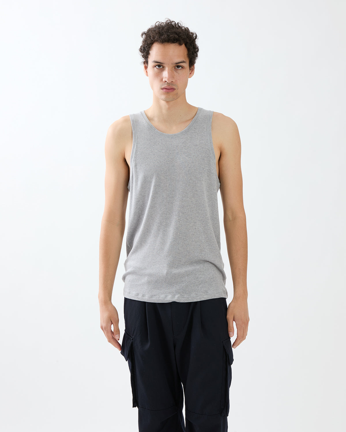 COACH TANK TOP TENCEL CASHMERE SILK RIB