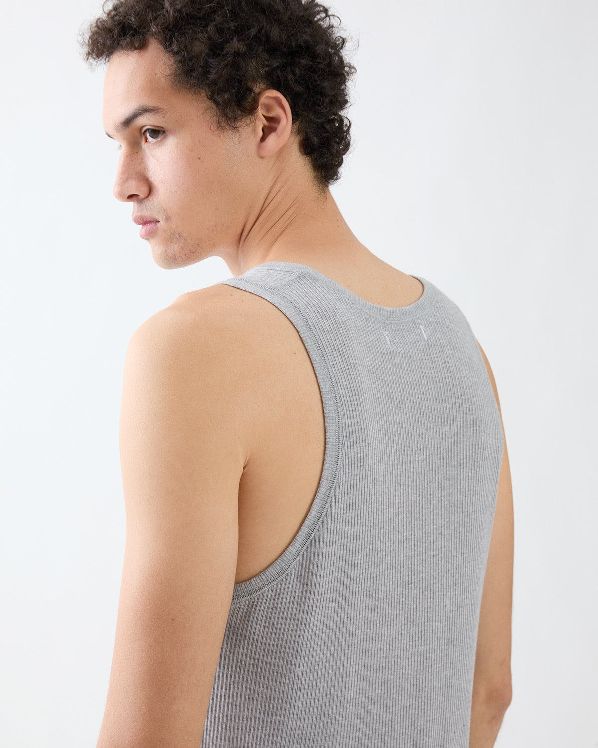 COACH TANK TOP TENCEL CASHMERE SILK RIB