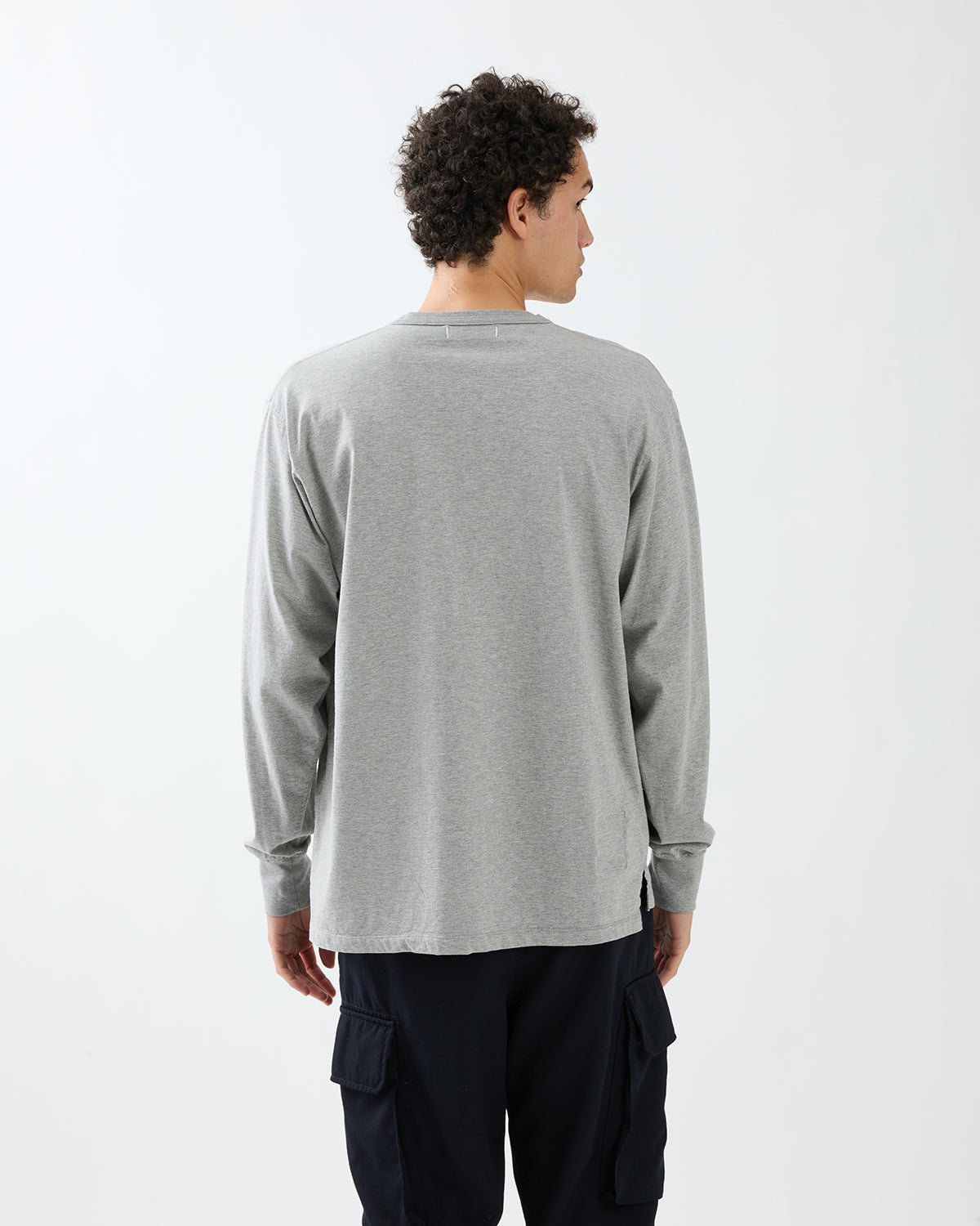 TROOPER L/S HENRY NECK TEE COTTON JERSEY