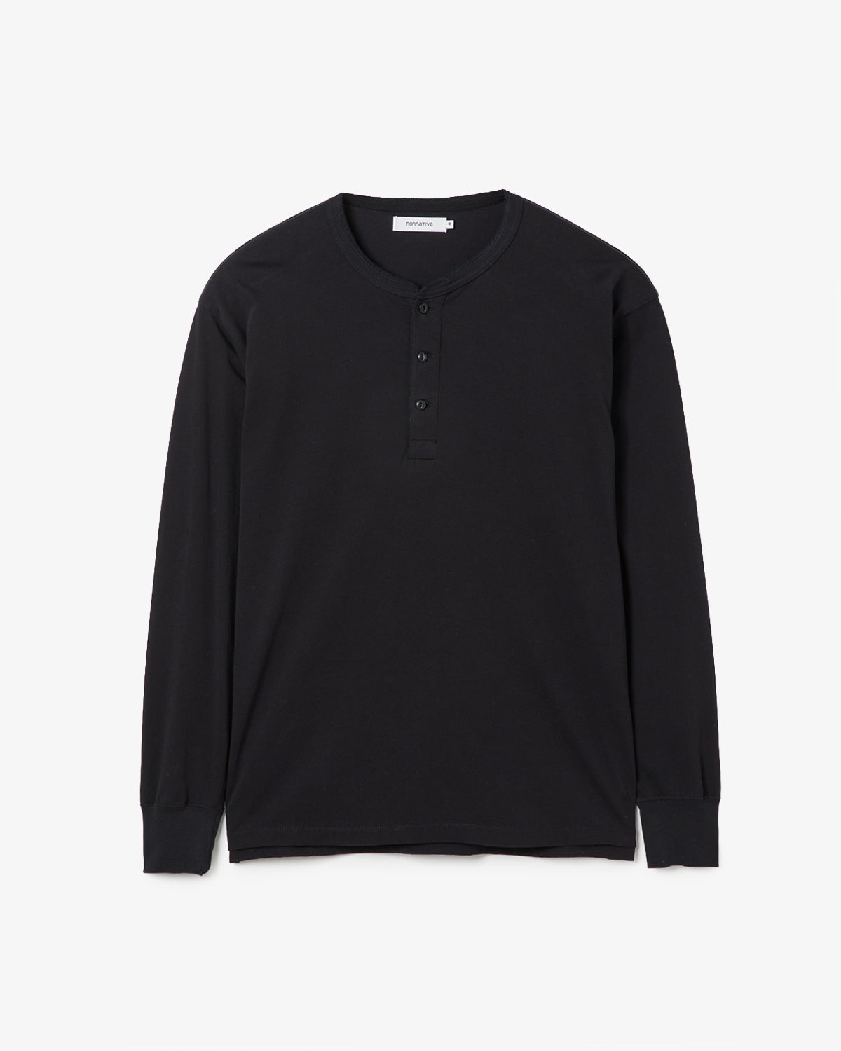 TROOPER L/S HENRY NECK TEE COTTON JERSEY