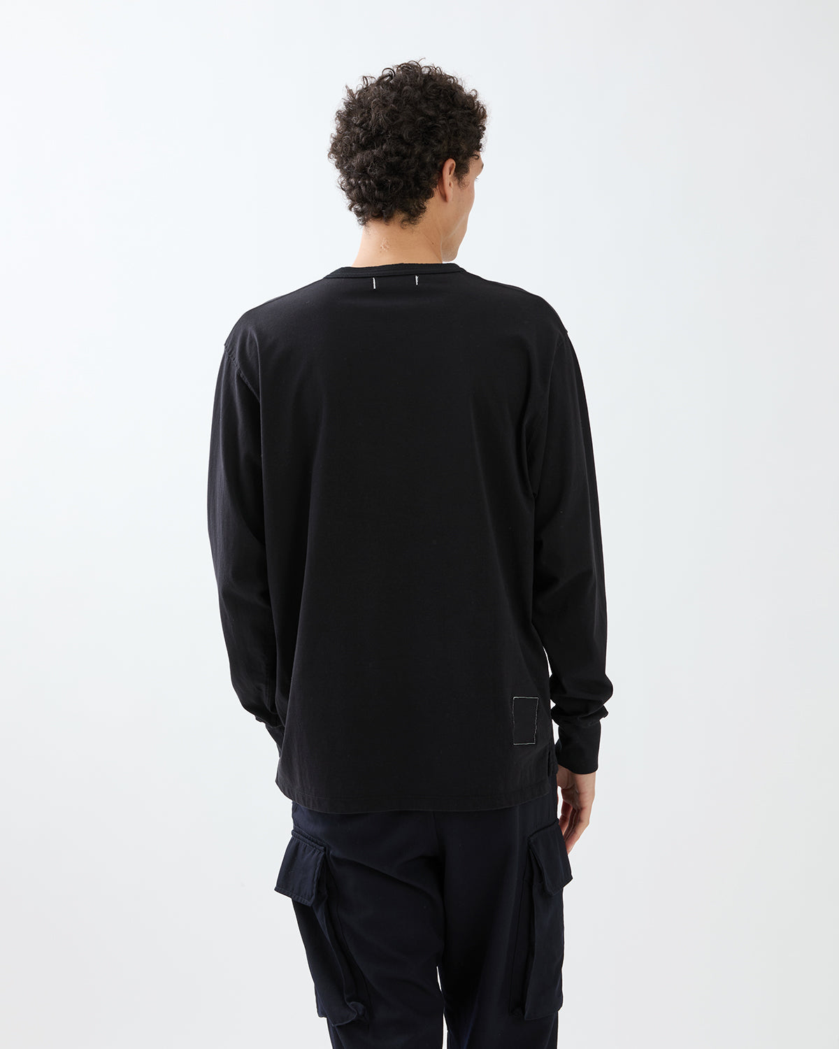 TROOPER L/S HENRY NECK TEE COTTON JERSEY