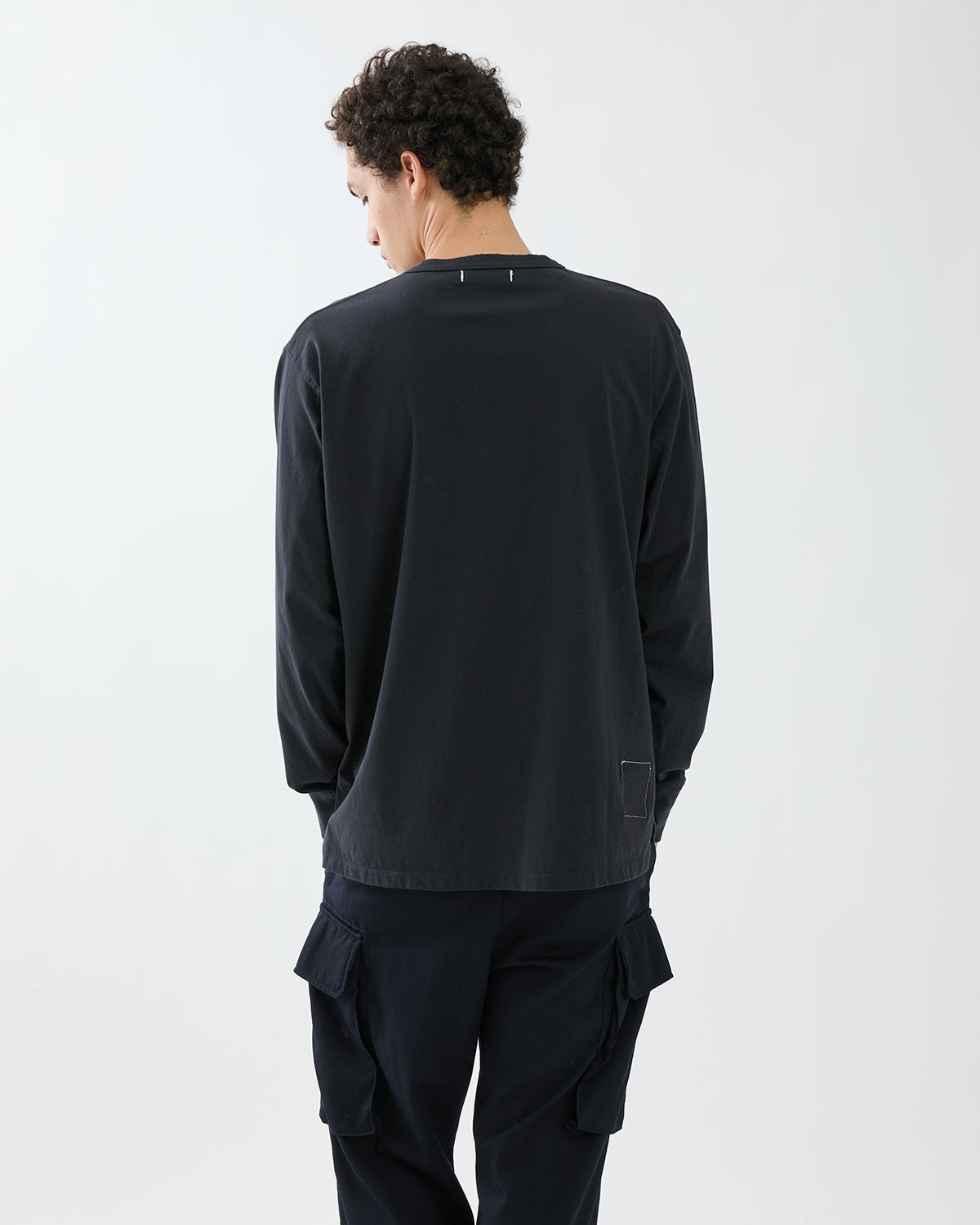 TROOPER L/S HENRY NECK TEE COTTON JERSEY