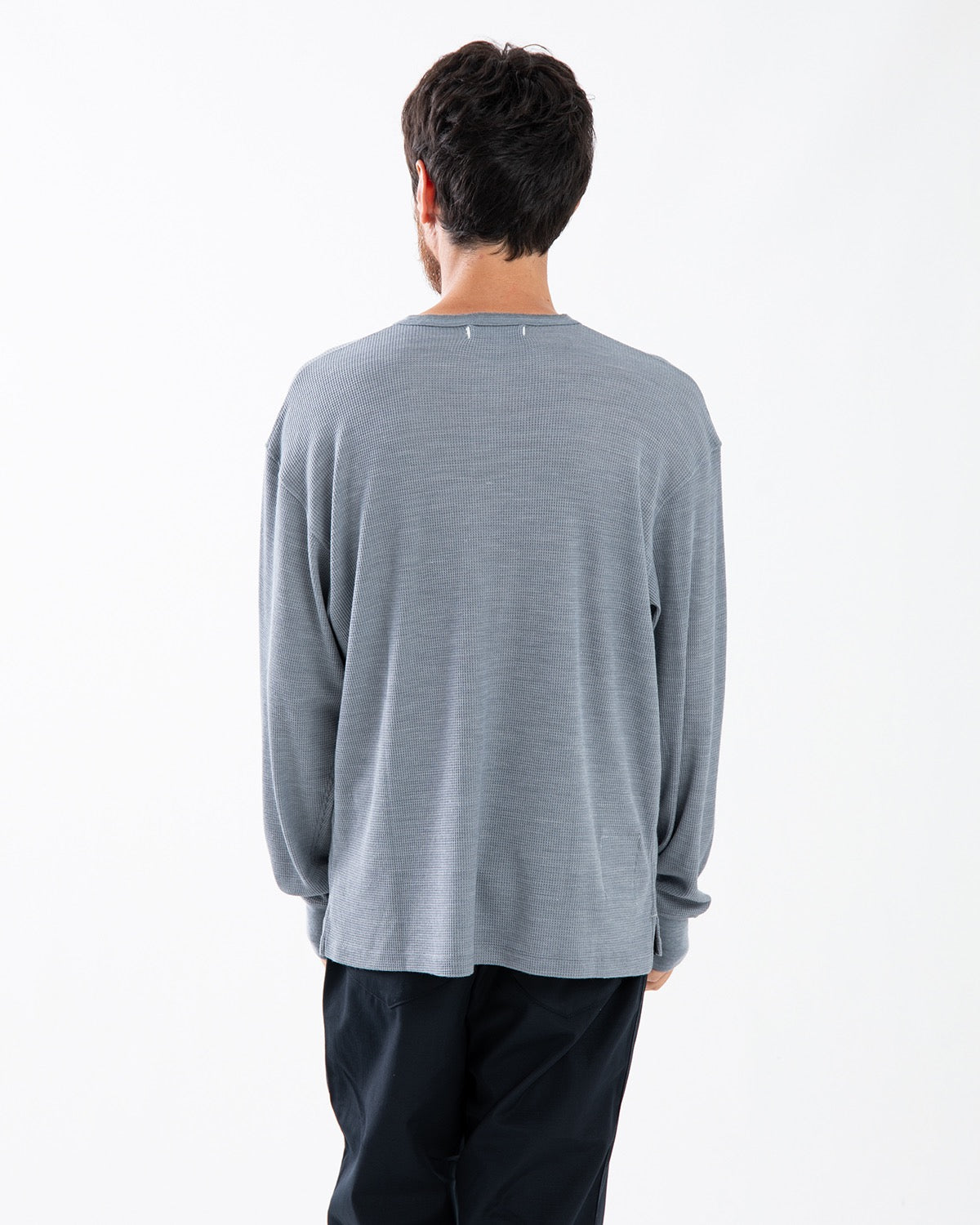 TROOPER L/S HENRY NECK TEE MERINO WOOL POLY THERMAL