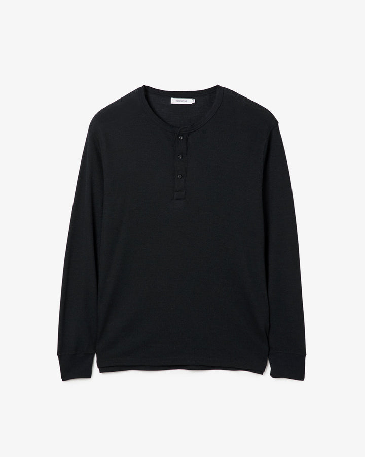 TROOPER L/S HENRY NECK TEE MERINO WOOL POLY THERMAL