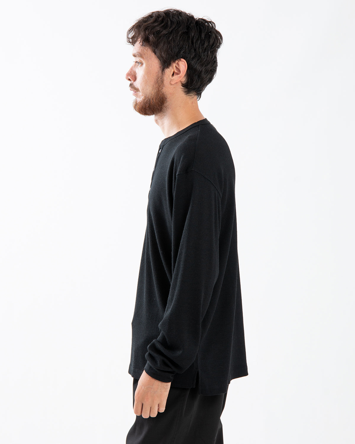 TROOPER L/S HENRY NECK TEE MERINO WOOL POLY THERMAL