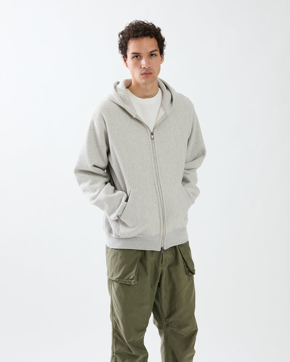 COACH FULL ZIP HOODIE COTTON SWEAT