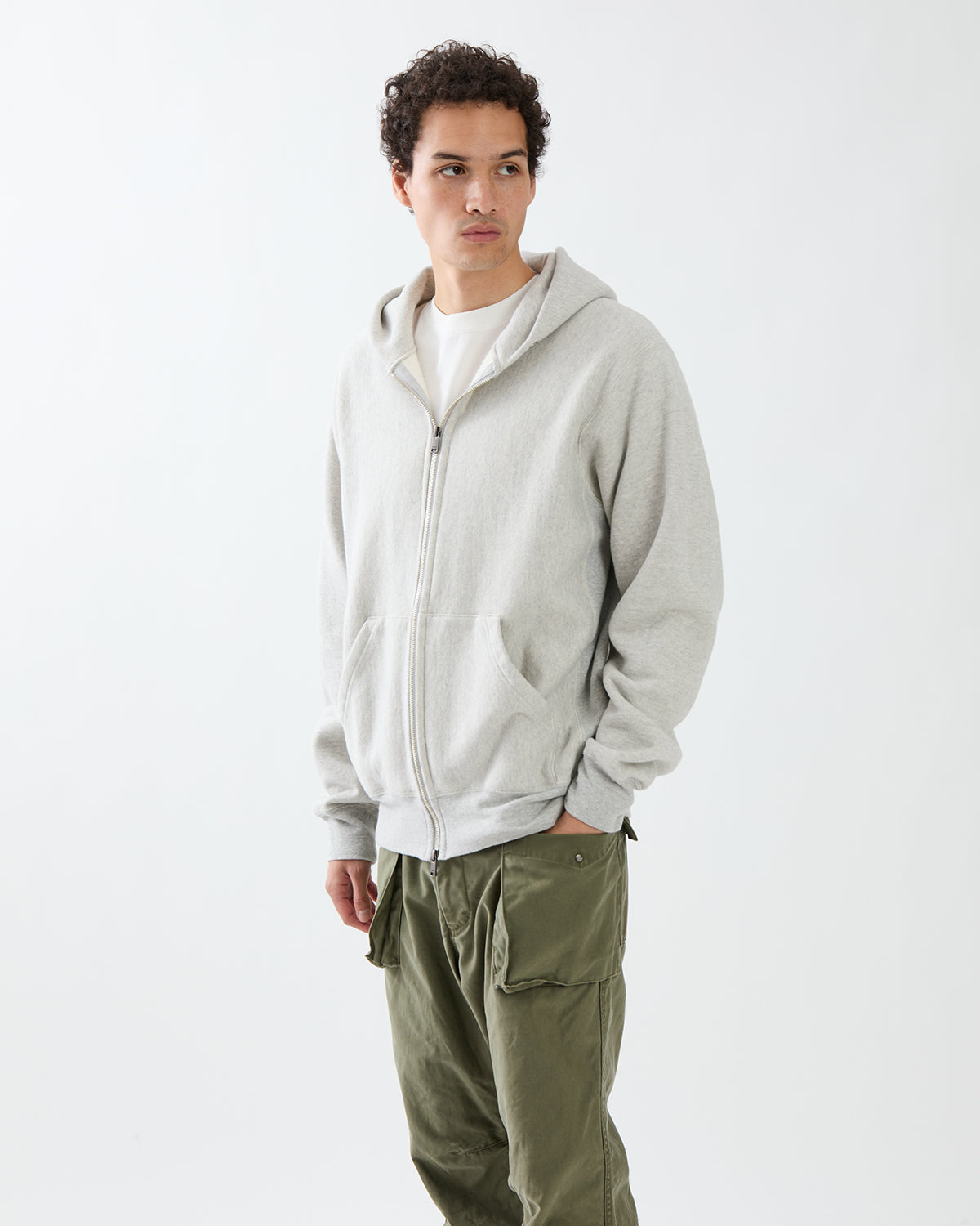 COACH FULL ZIP HOODIE COTTON SWEAT