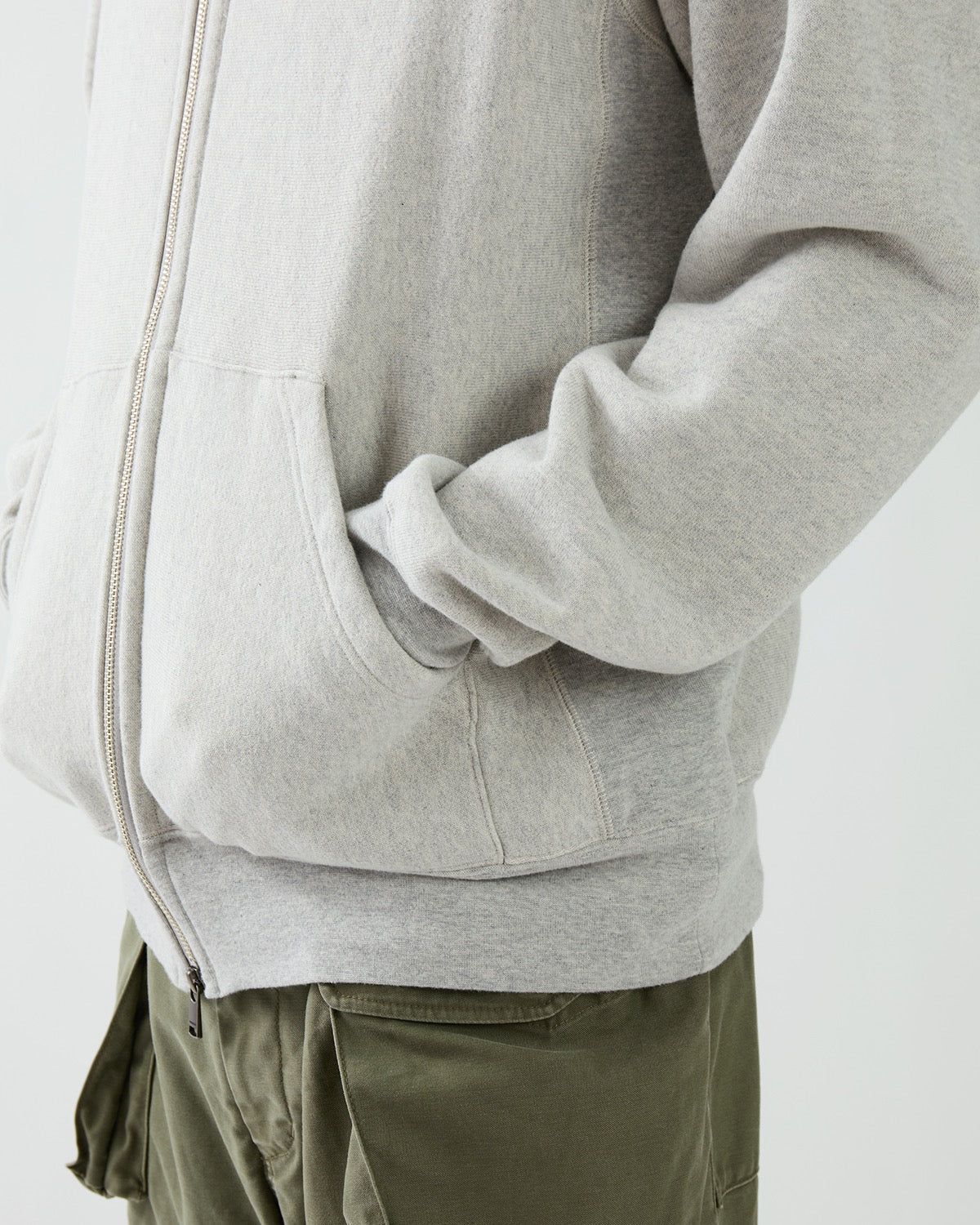 COACH FULL ZIP HOODIE COTTON SWEAT