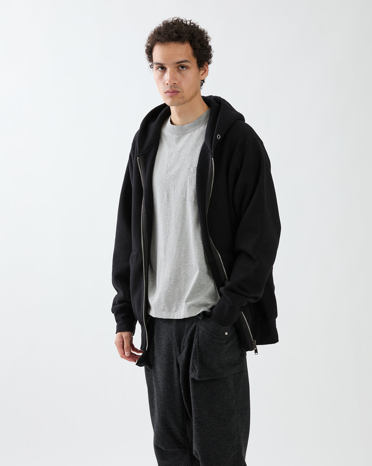 COACH FULL ZIP HOODIE COTTON SWEAT