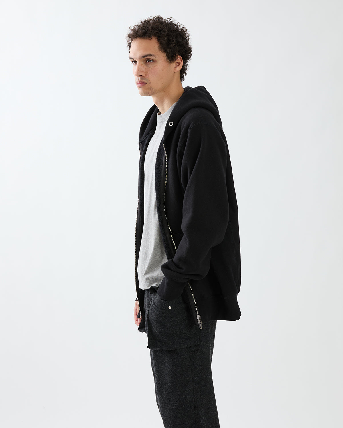 COACH FULL ZIP HOODIE COTTON SWEAT