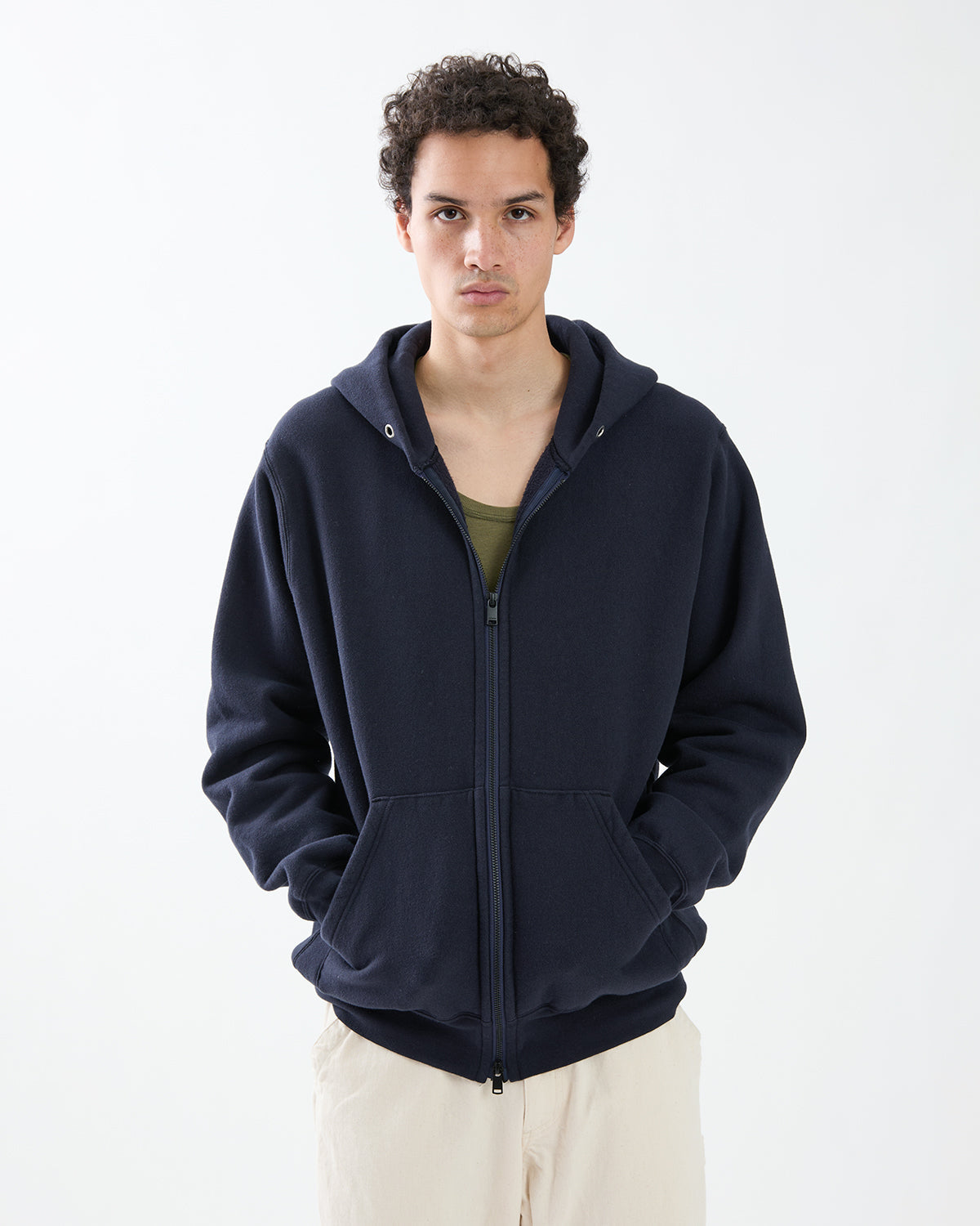 COACH FULL ZIP HOODIE COTTON SWEAT