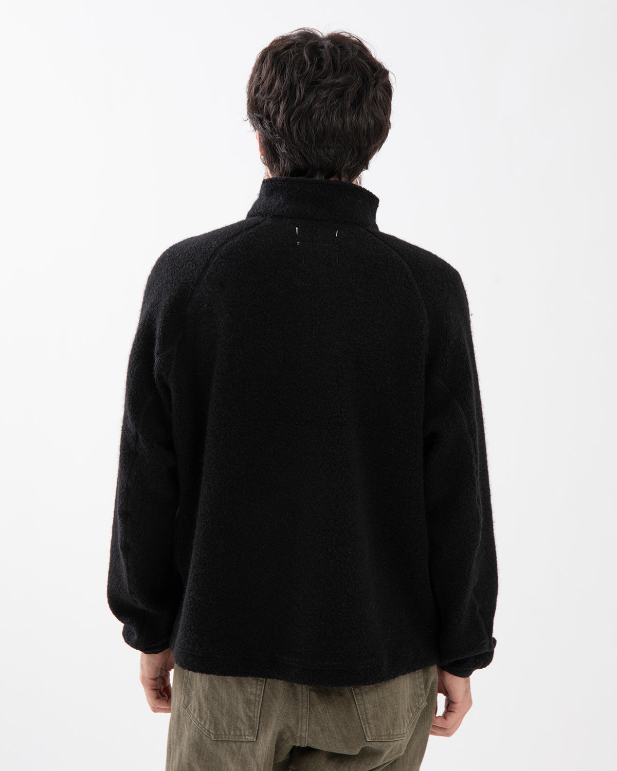 HIKER HALF ZIP PULLOVER WOOL POLY NYLON PILE