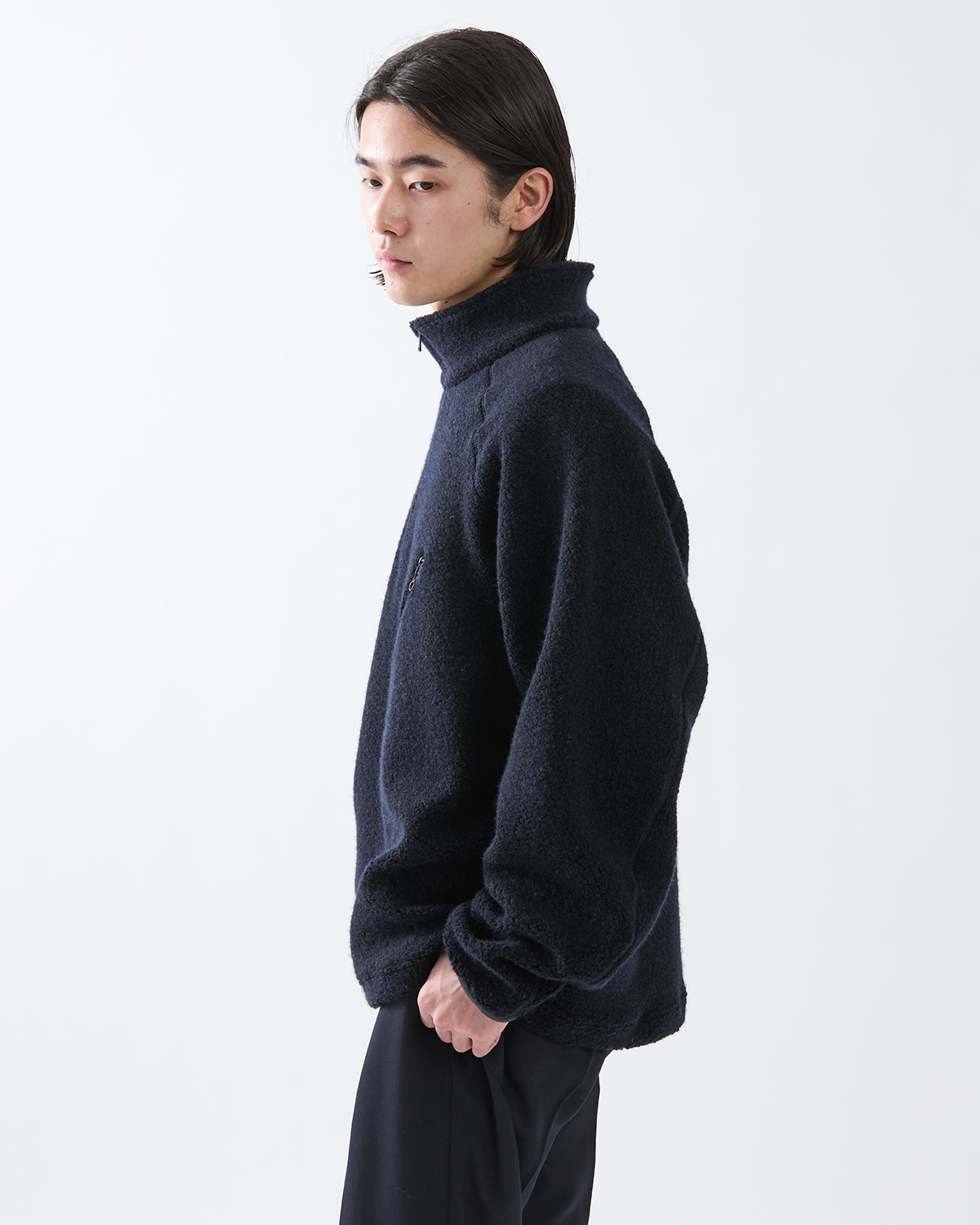 HIKER HALF ZIP PULLOVER WOOL POLY NYLON PILE